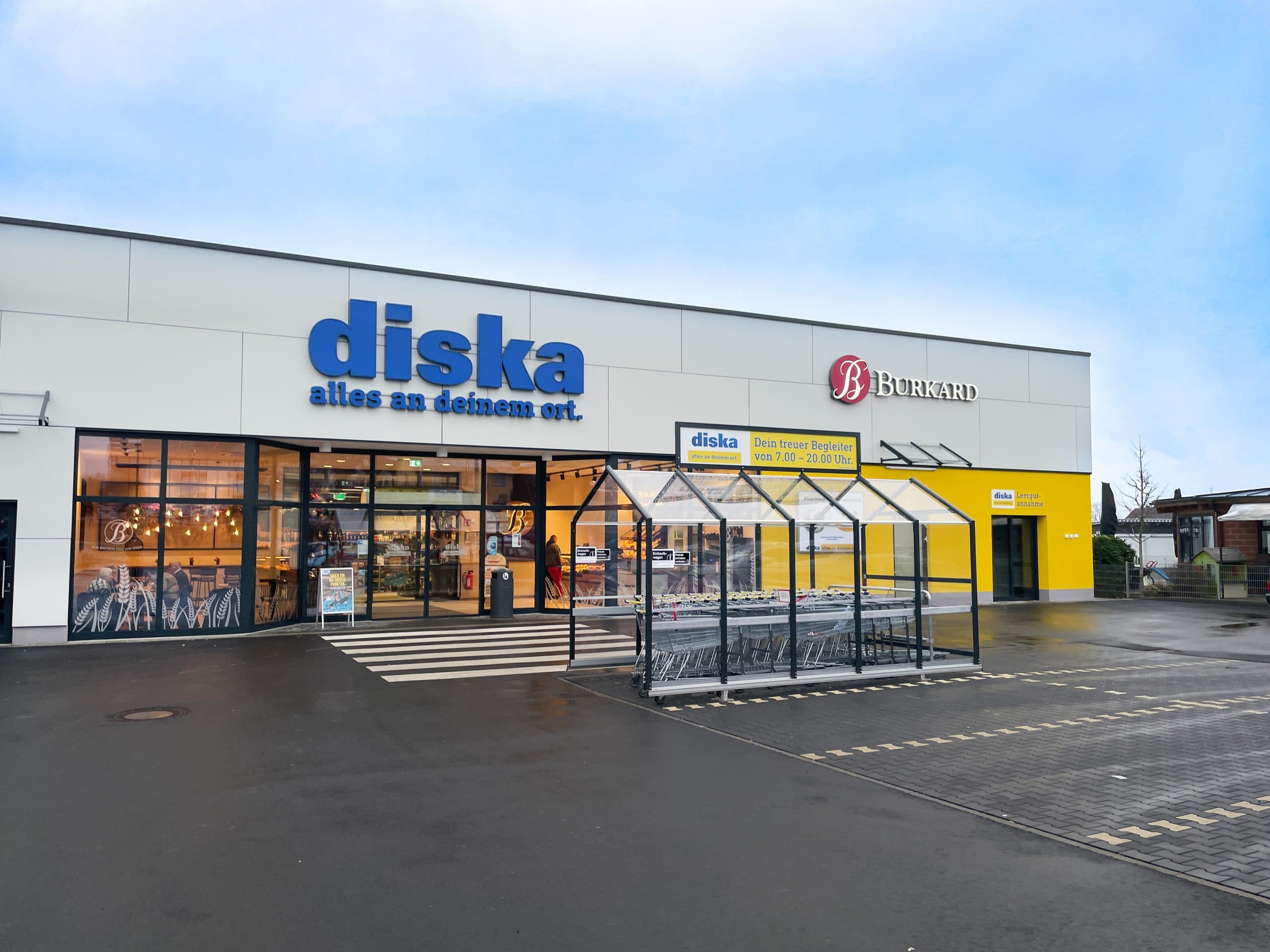 Deutsche Investment Retail erwirbt einen DISKA Markt in Pommersfelden von ADMIRA