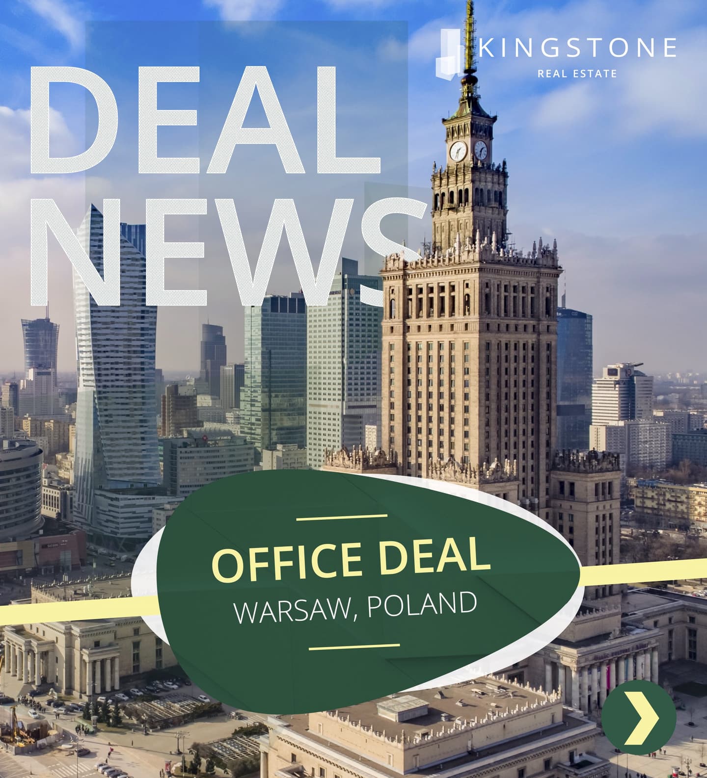 KINGSTONE Real Estate: Erfolgreiche Office-Transaktion in Polen