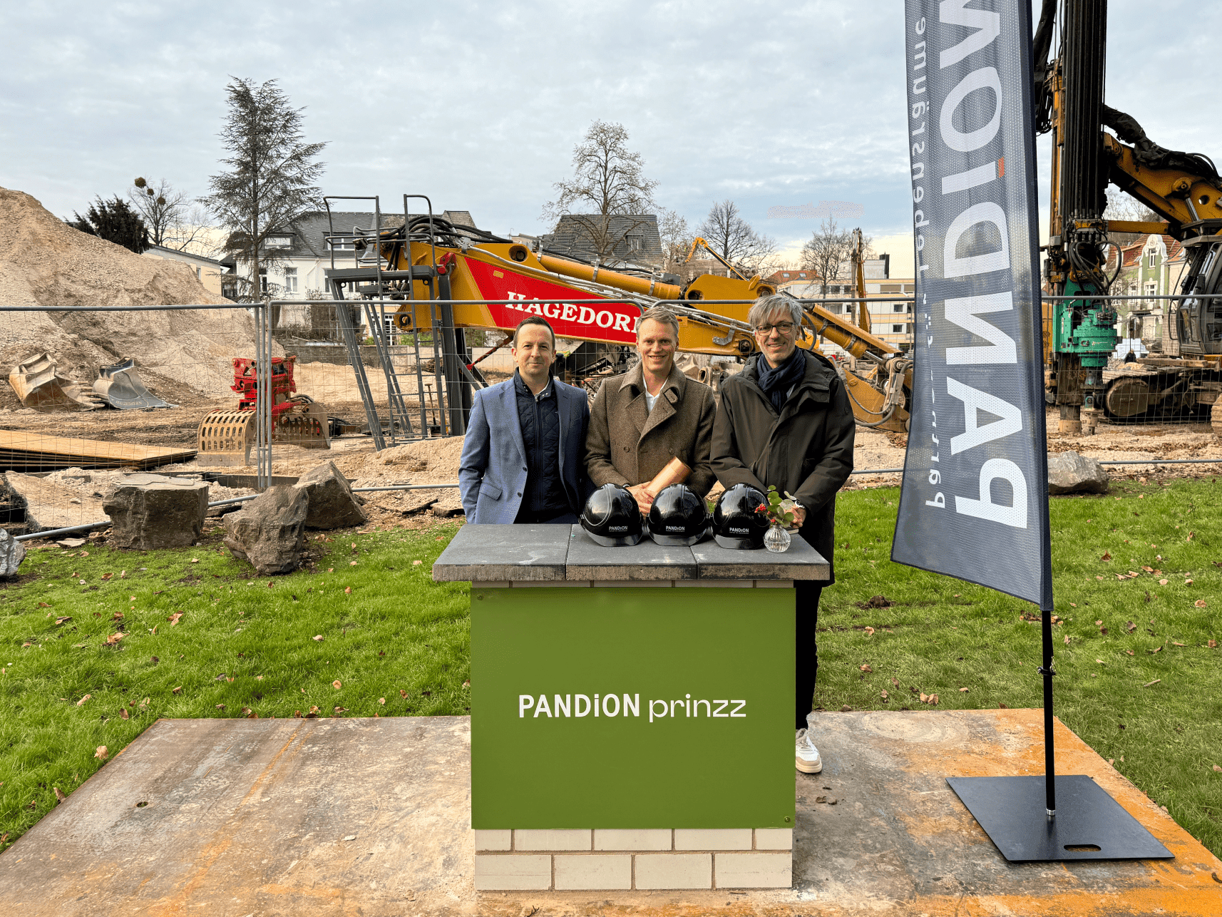 PANDION lays foundation stone for 133 apartments in Bonn Bad Godesberg
