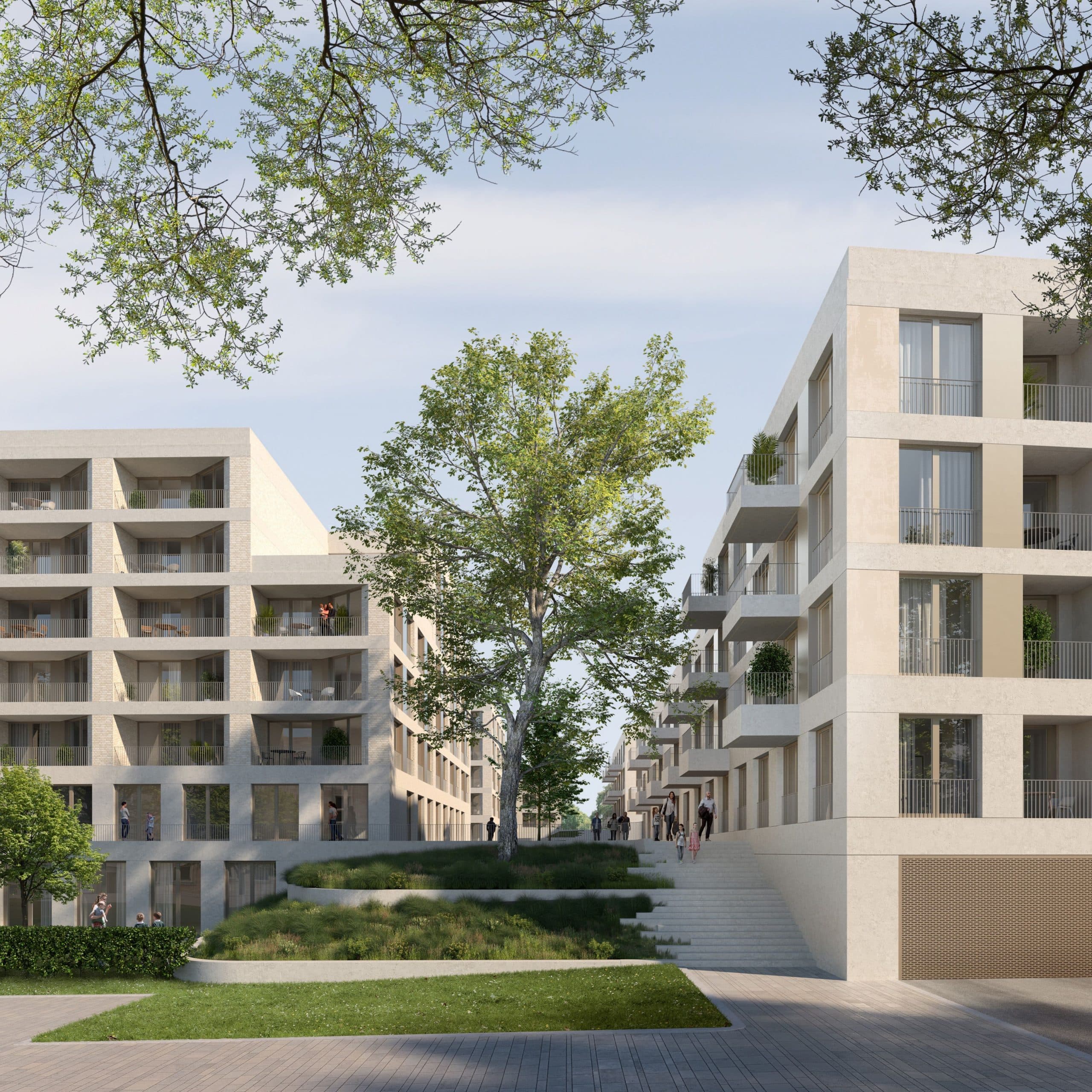 Neues Wohnquartier in Göttingen