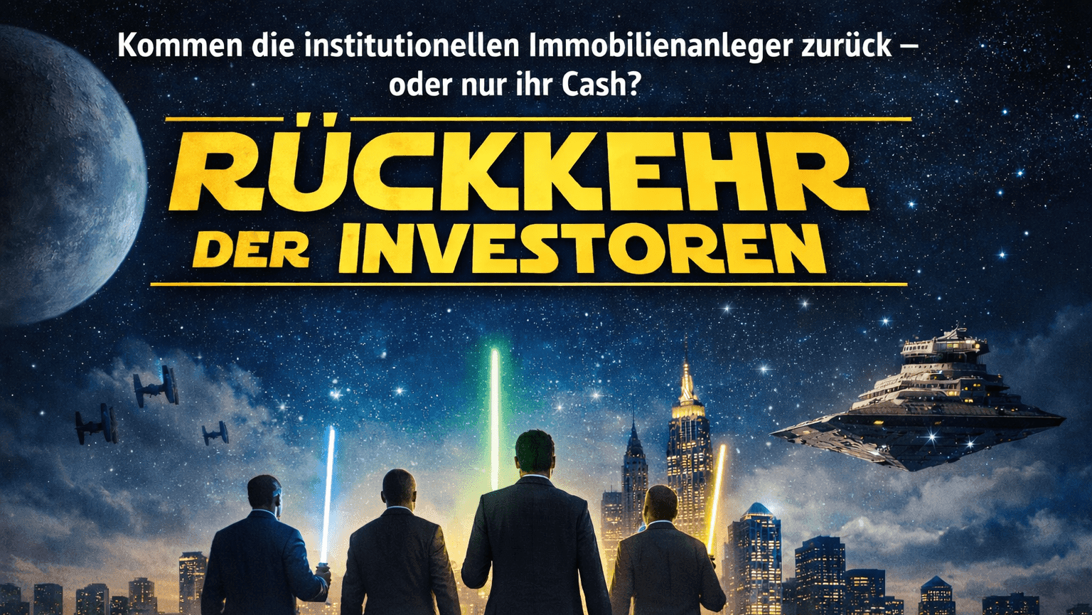 Kommen die institutionellen Immobilienanleger zurück – oder nur ihr Cash?