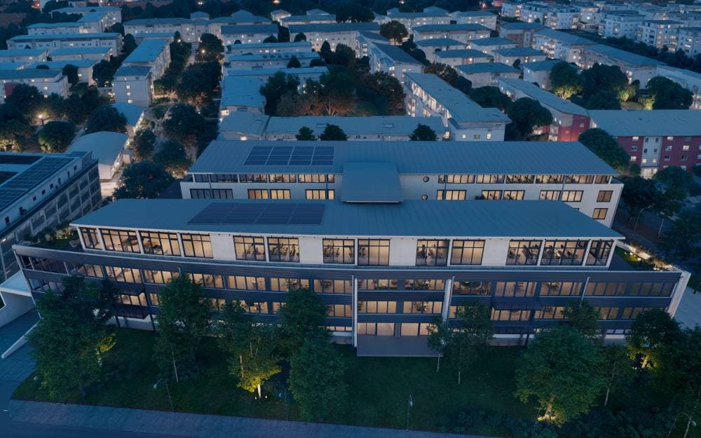 Newmark vermittelt Büroimmobilie Katamaran in Unterhaching