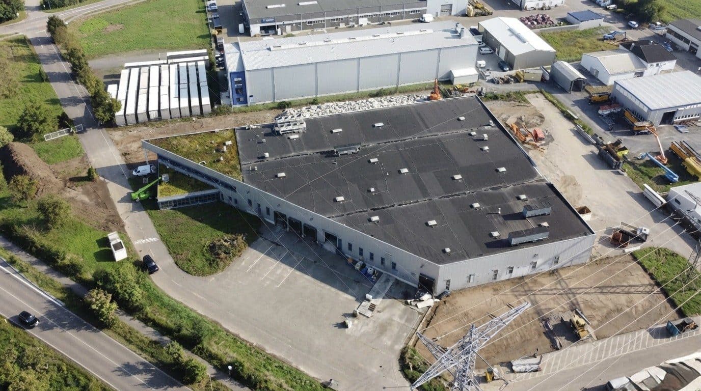 Innenansicht der Logistikimmobilie in Kronau