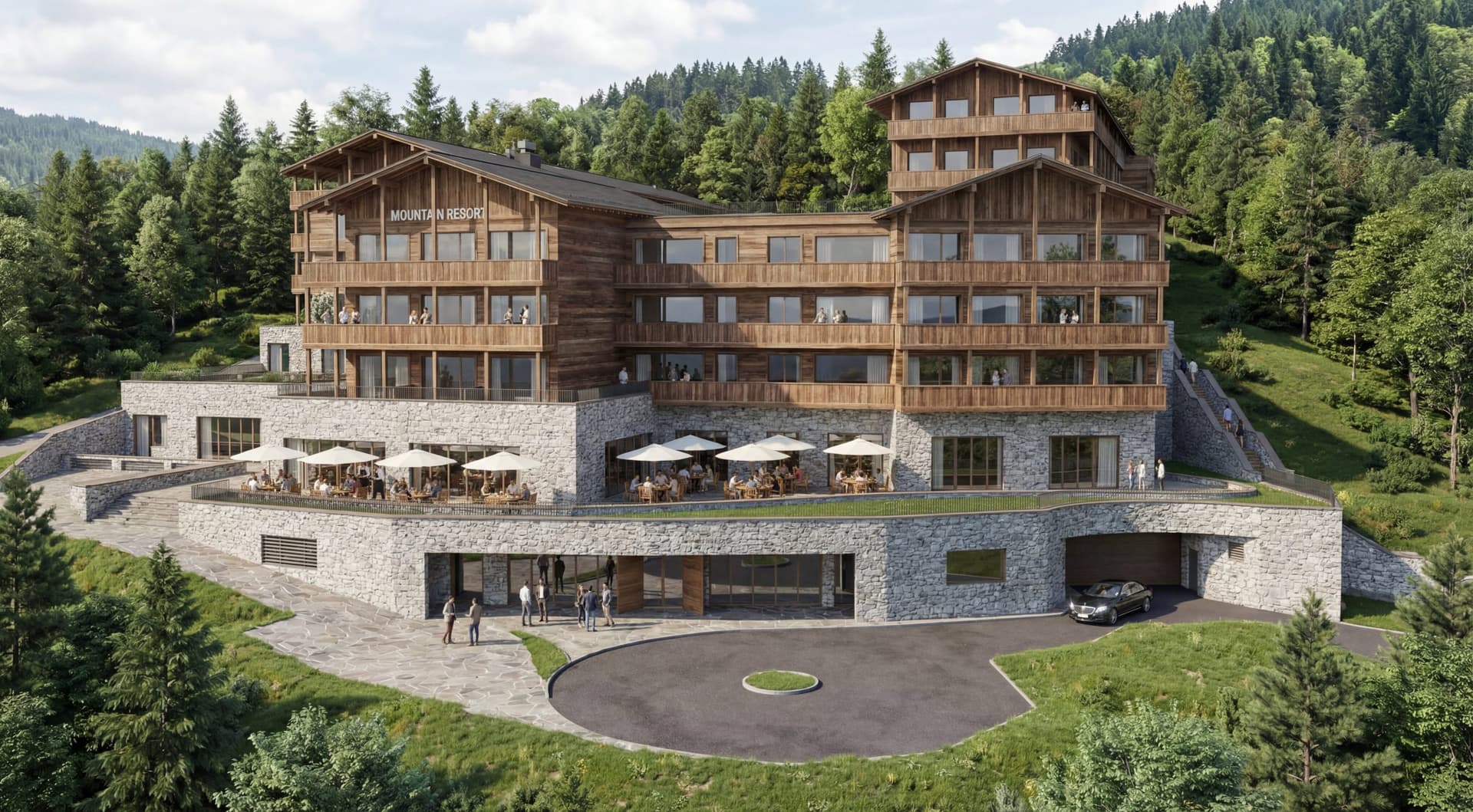 Oreda restrukturiert insolventes Hotelprojekt in Mittenwald: Vermarktung als „Mountain Resort Mittenwald“ gestartet