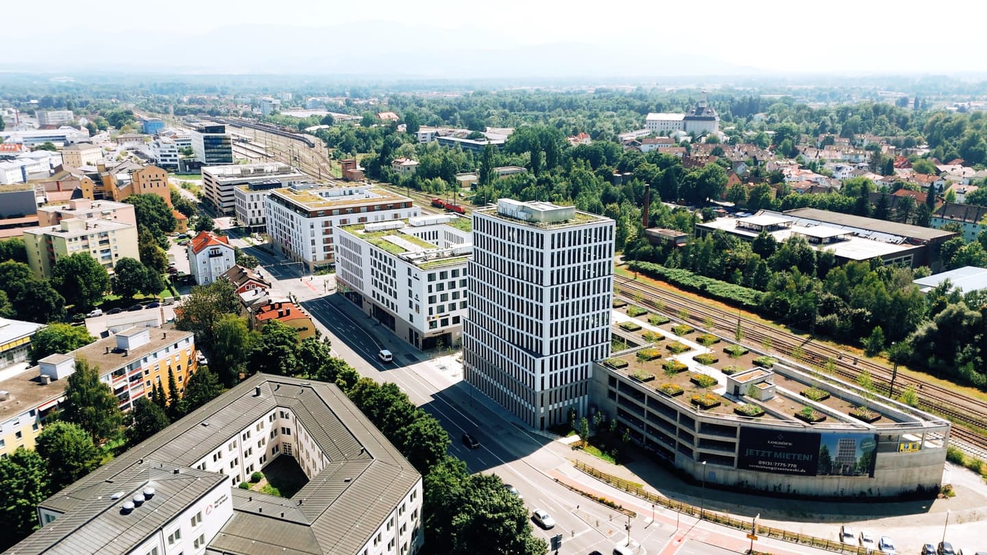 Rosenheim: Chamber of Industry and Commerce rents around 900 m² of office space in the Lokhöfe
