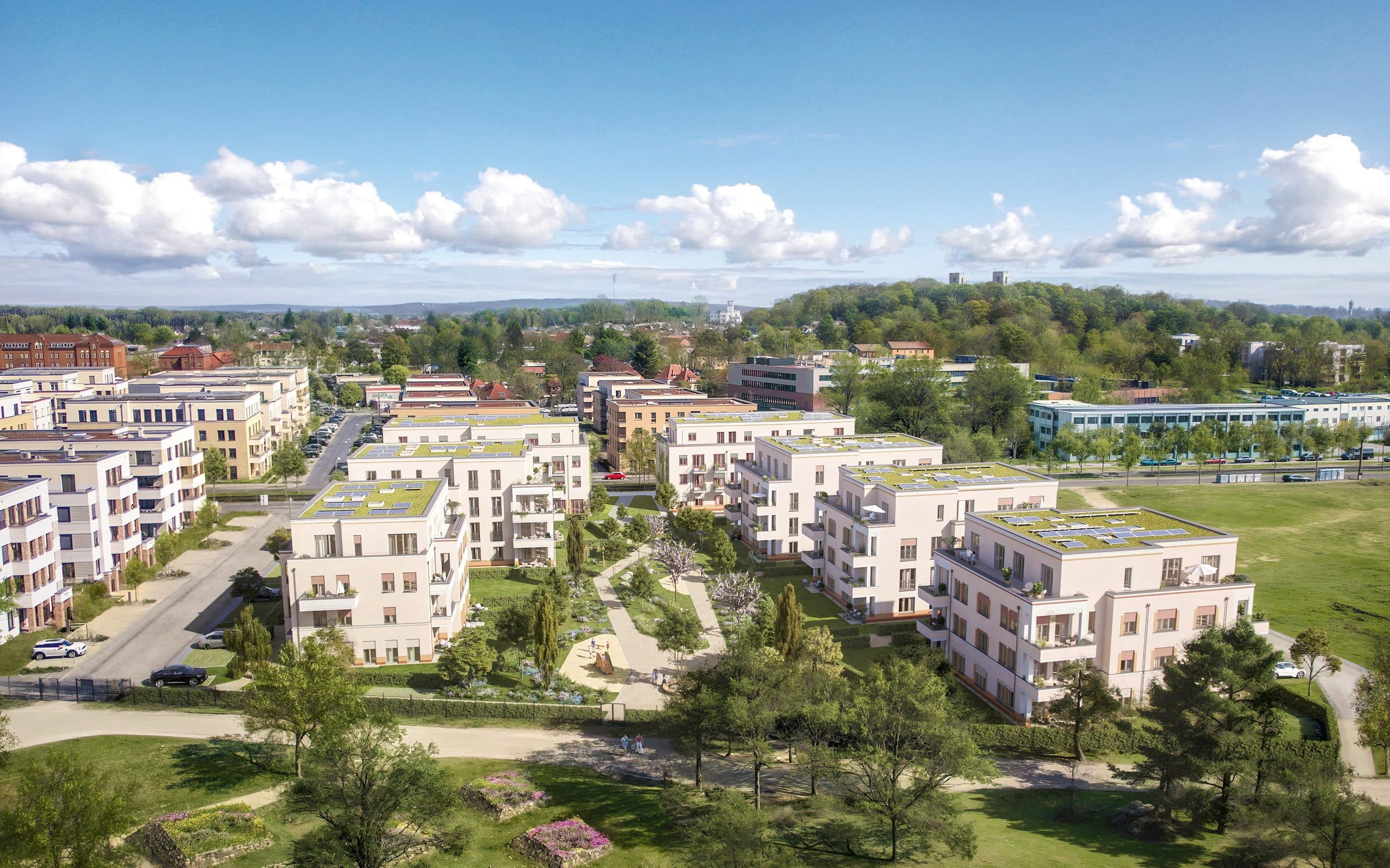 The new ParkVillen Potsdam: BRAWO Real Estate, ZÜBLIN and STRATEGIS start second project phase