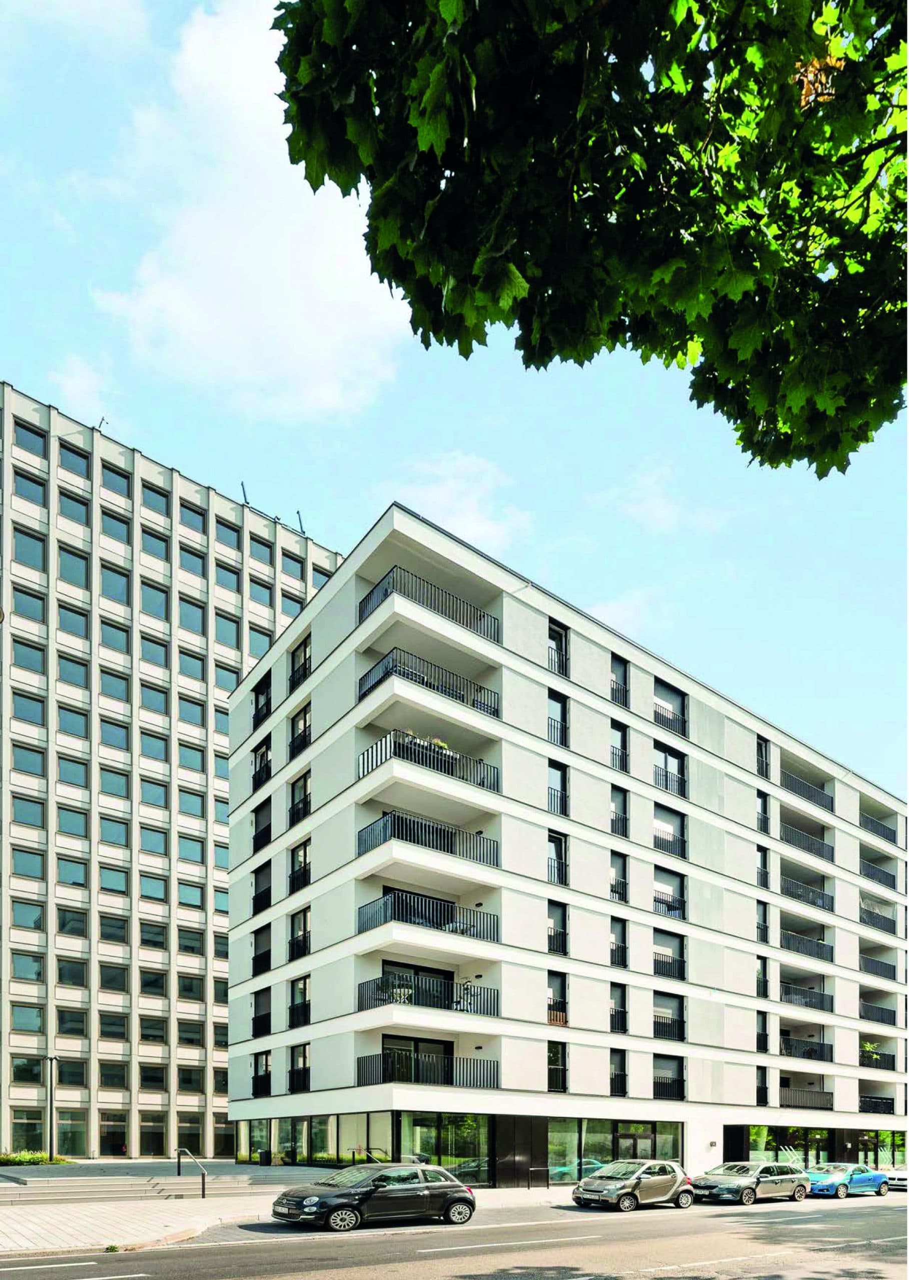 Wohn- und Geschäftshaus 'Carl Living' am Carl‑Reiß‑Platz in Mannheim