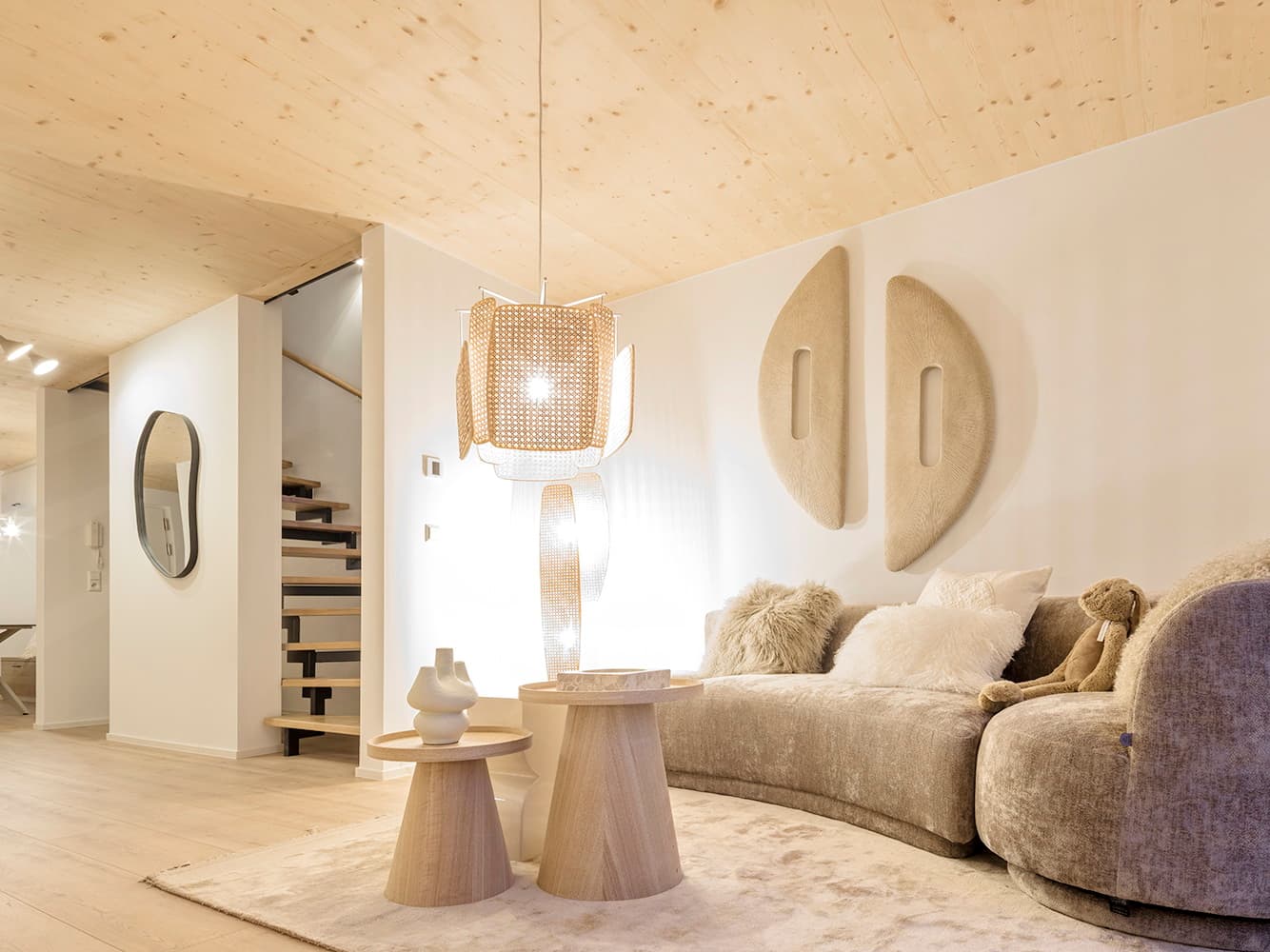 Visualisierung Wohnbereich Musterhaus