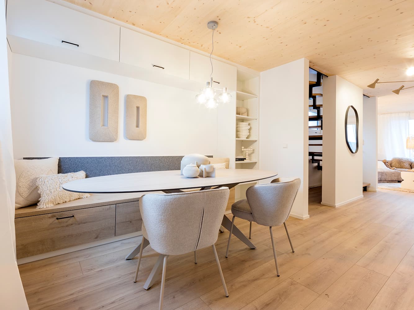 Visualisierung Essbereich Musterhaus