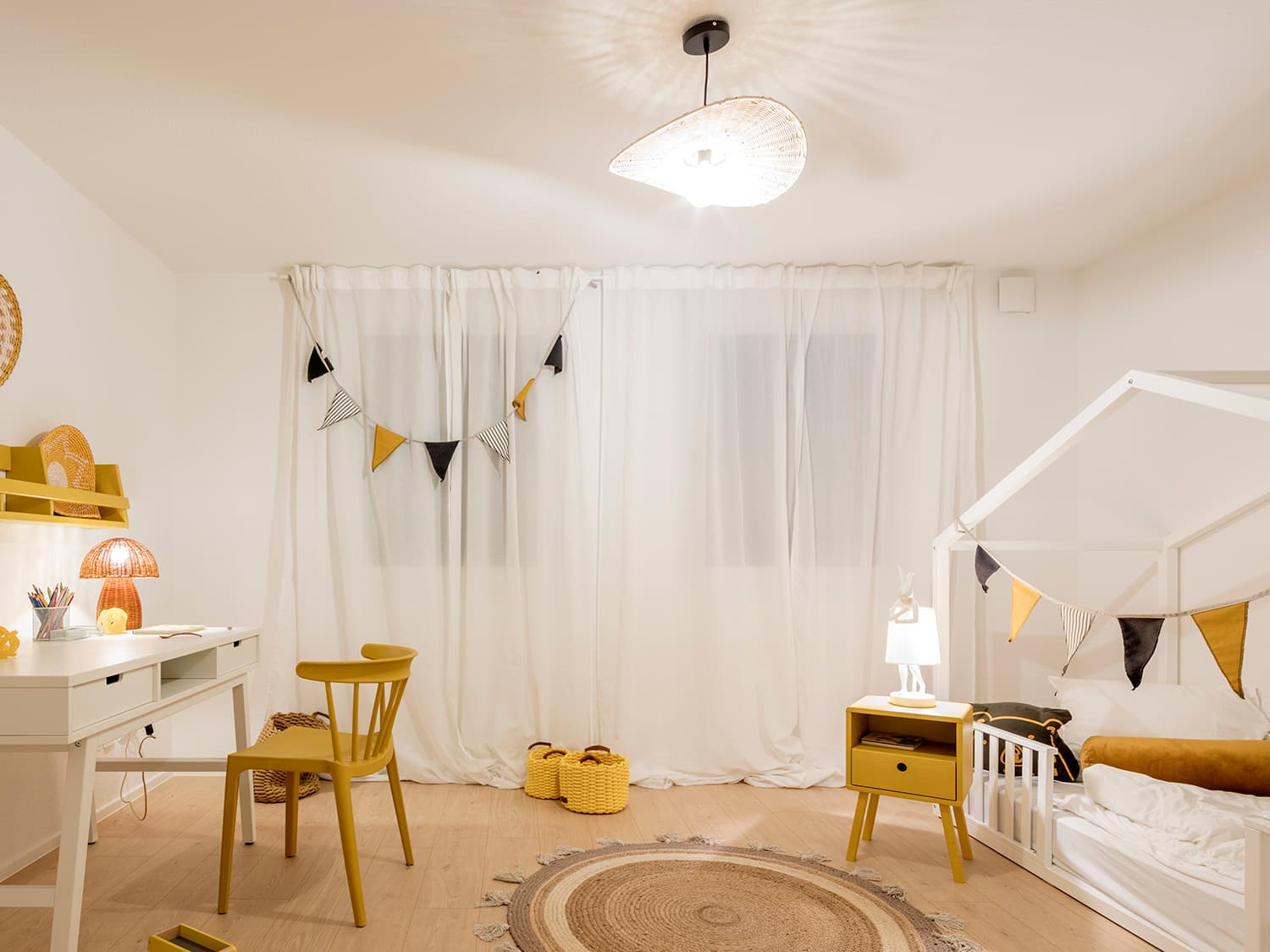 Visualisierung Kinderzimmer Musterhaus (Quelle: Pankower Hofgarten 2)