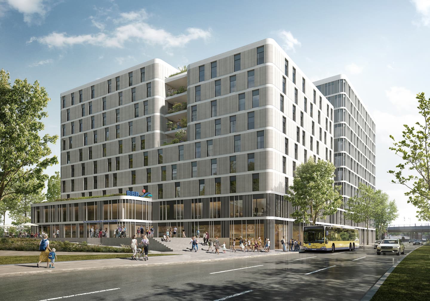 General contractor found for the "Holzmarkt 51" district: PORR Hochbau Ost takes over the operational management of the district development