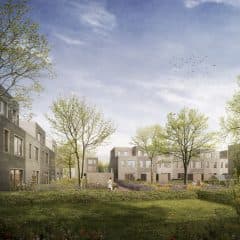 Visualisierung der geplanten Wohnhäuser im Landwehrviertel Osnabrück. Bildquelle: ASP ARCHITEKTEN