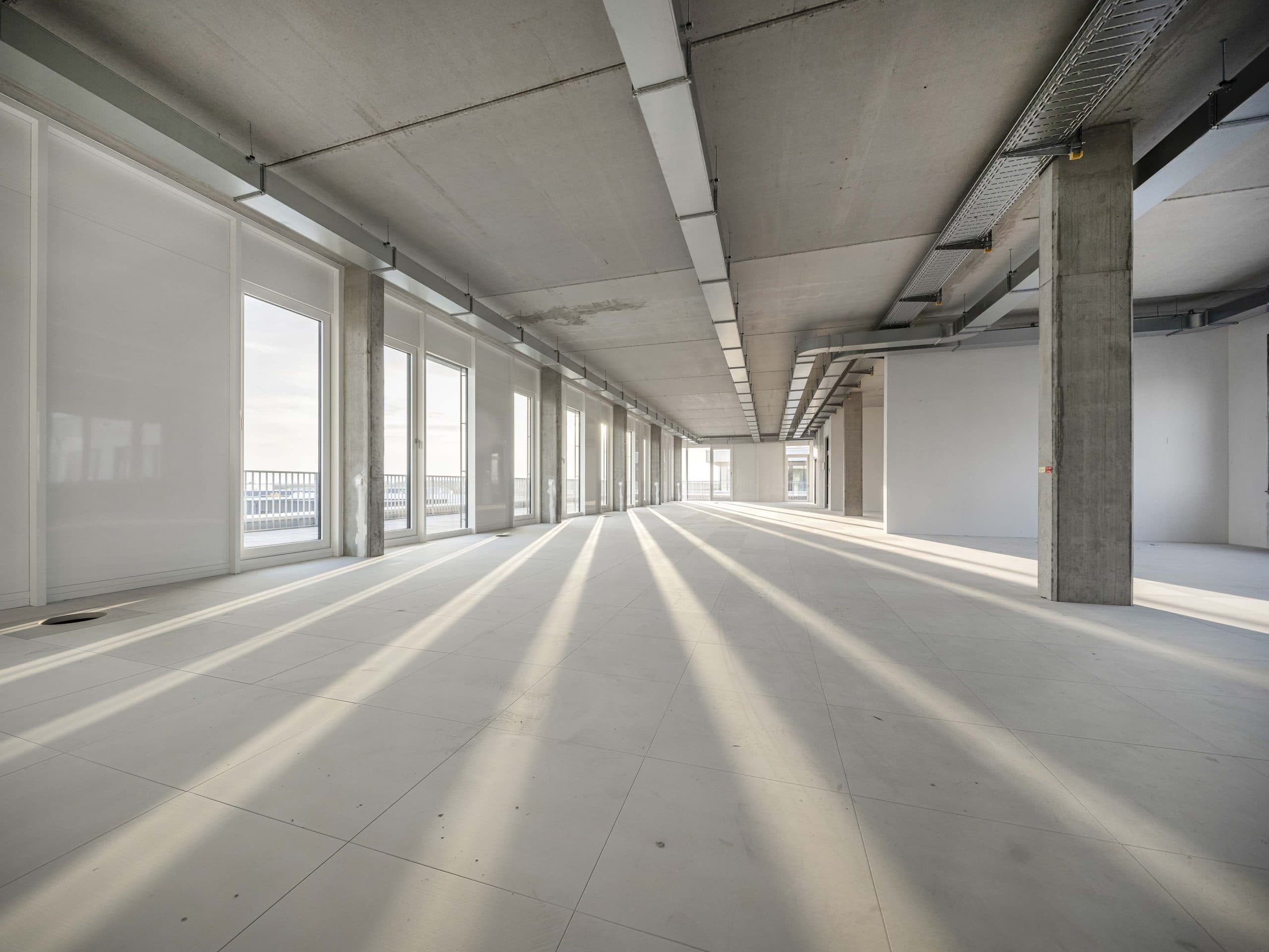 Rohbau des Staffelgeschosses in Haus B und C im Mizar Gate Office Berlin-Schönefeld