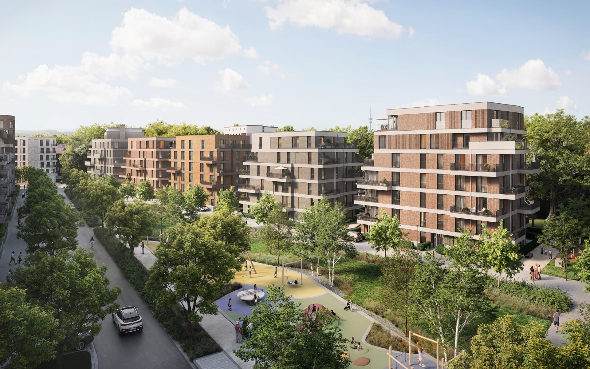 Hamburg: evoreal legt Grundstein für 103 Wohnungen im Bramquartier