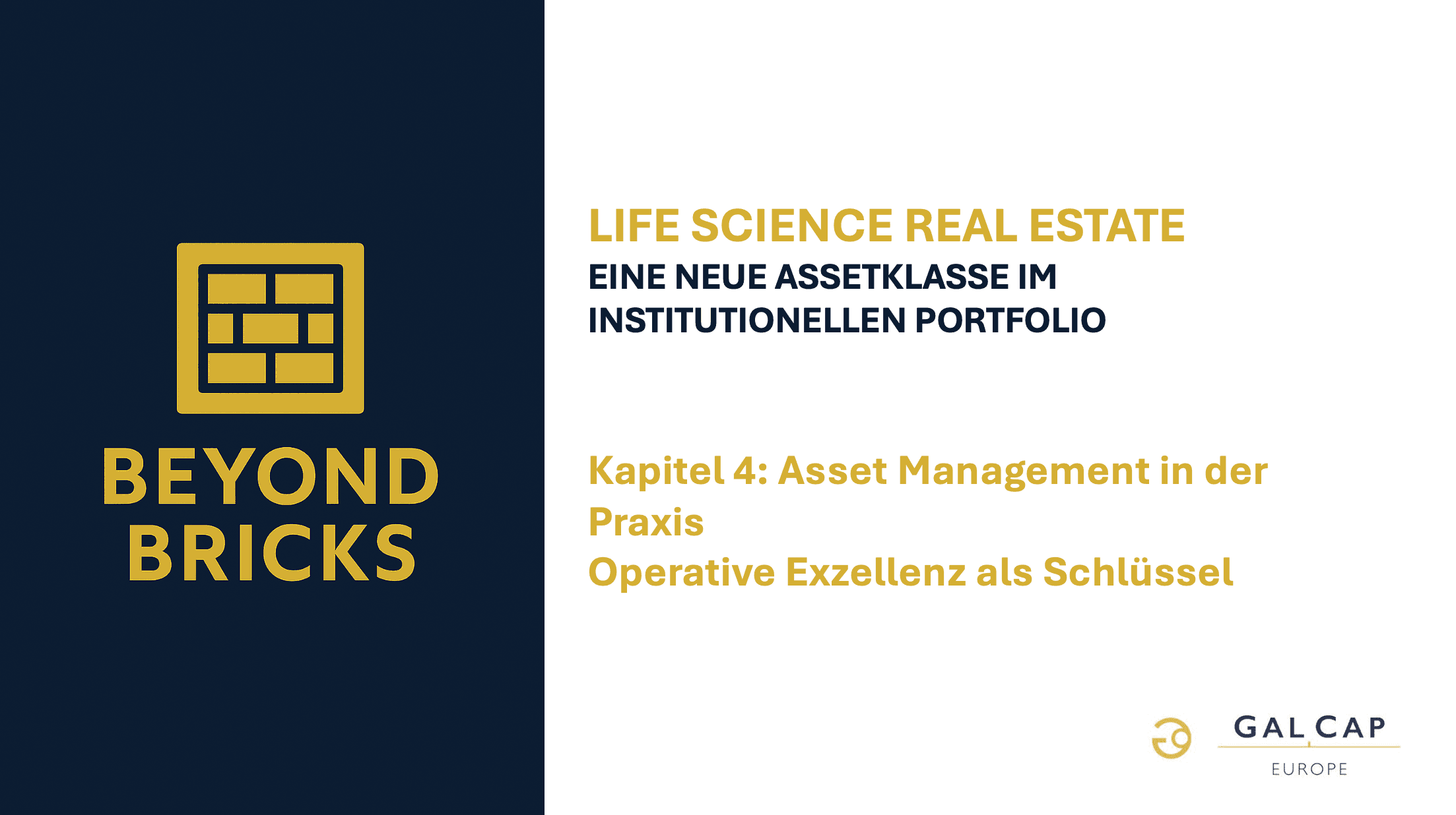 Asset Management in Practice – Operational Excellence as the Key