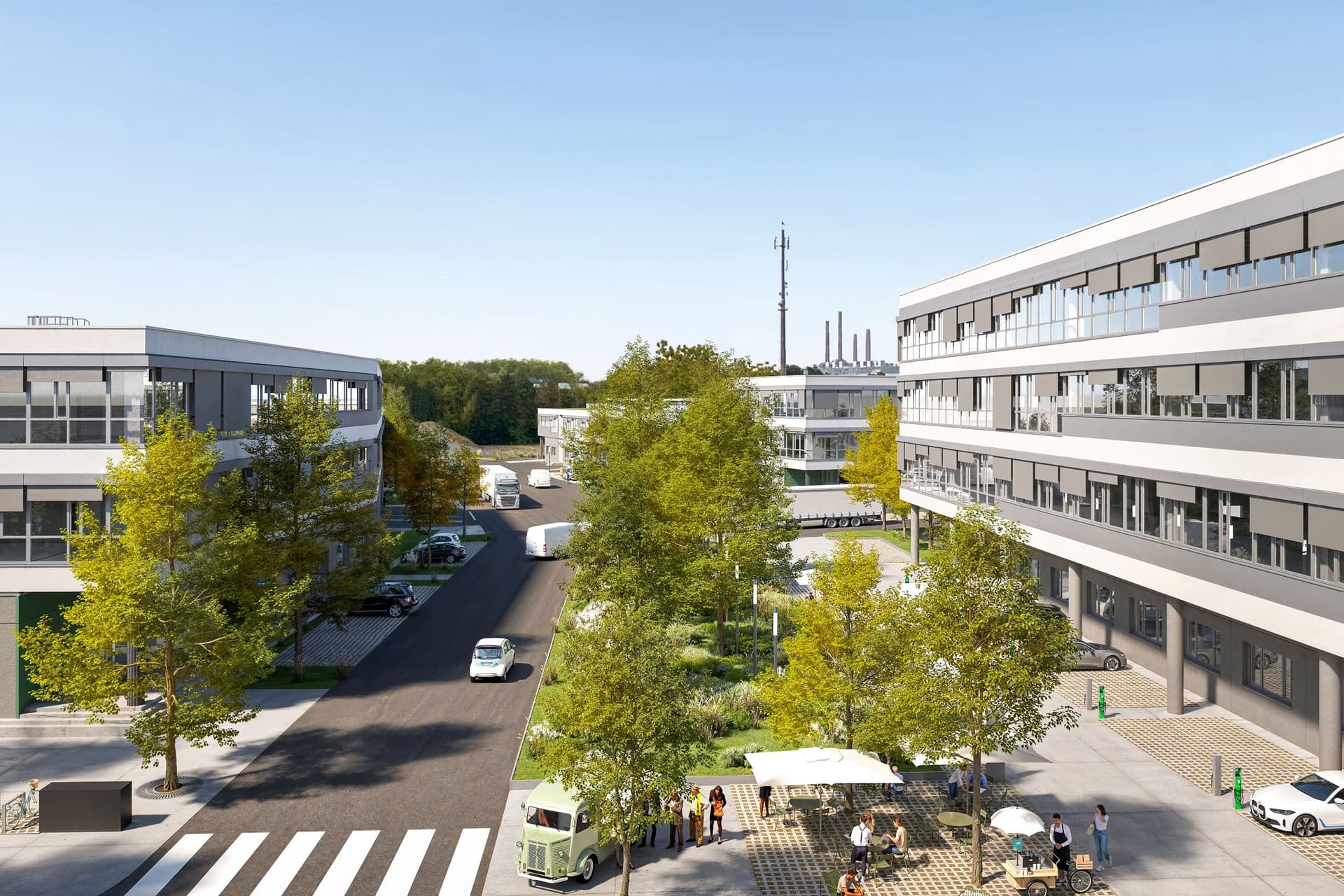 BEOS erzielt ersten Vermietungserfolg für die „Rheindocks“ im Gewerbequartier Werft68