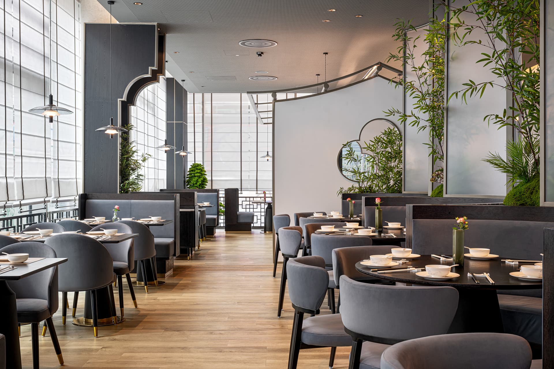 Modernes asiatisches Restaurant im IntercityHotel Frankfurt Hauptbahnhof Süd