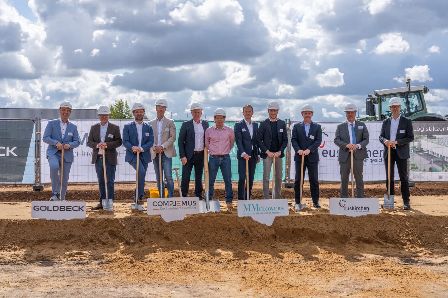 Groundbreaking ceremony for logistics space in Euskirchen