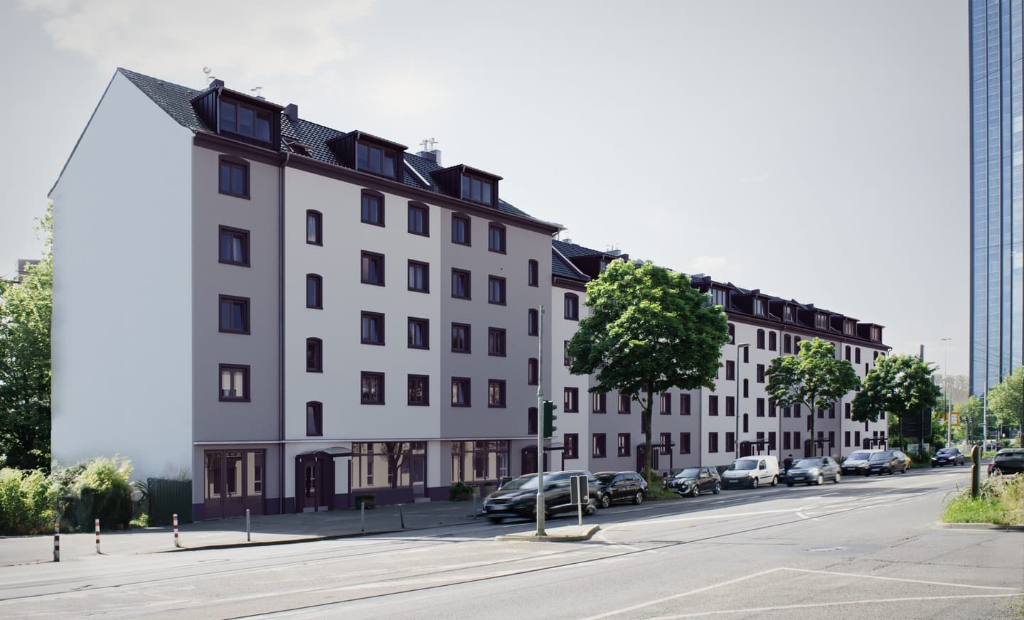 RQI Immobilien AG acquires residential complex with six buildings in Düsseldorf
