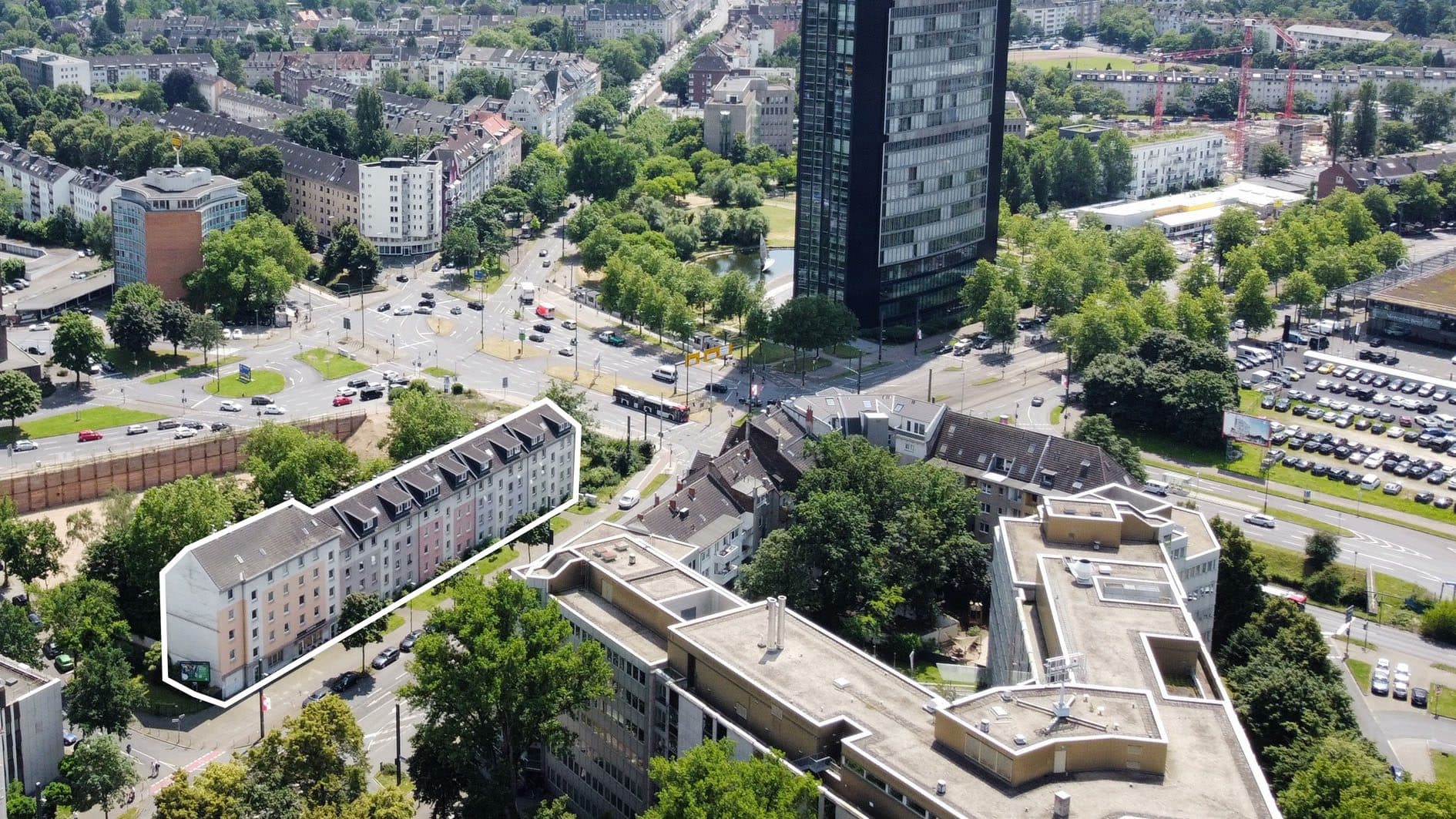 Düsseldorf-Mörsenbroich: Aengevelt brokers residential investment with 3,000 m² to RQI Immobilien AG