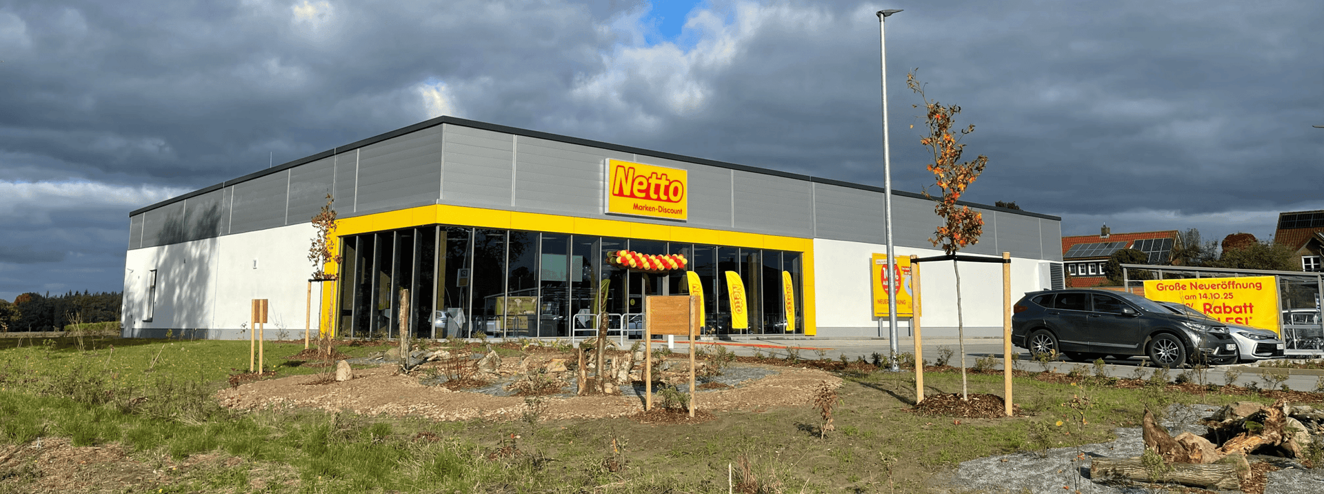 Klein-Berßen: Neuer NETTO-Markt verbindet Nahversorgung mit nachhaltiger Bauweise