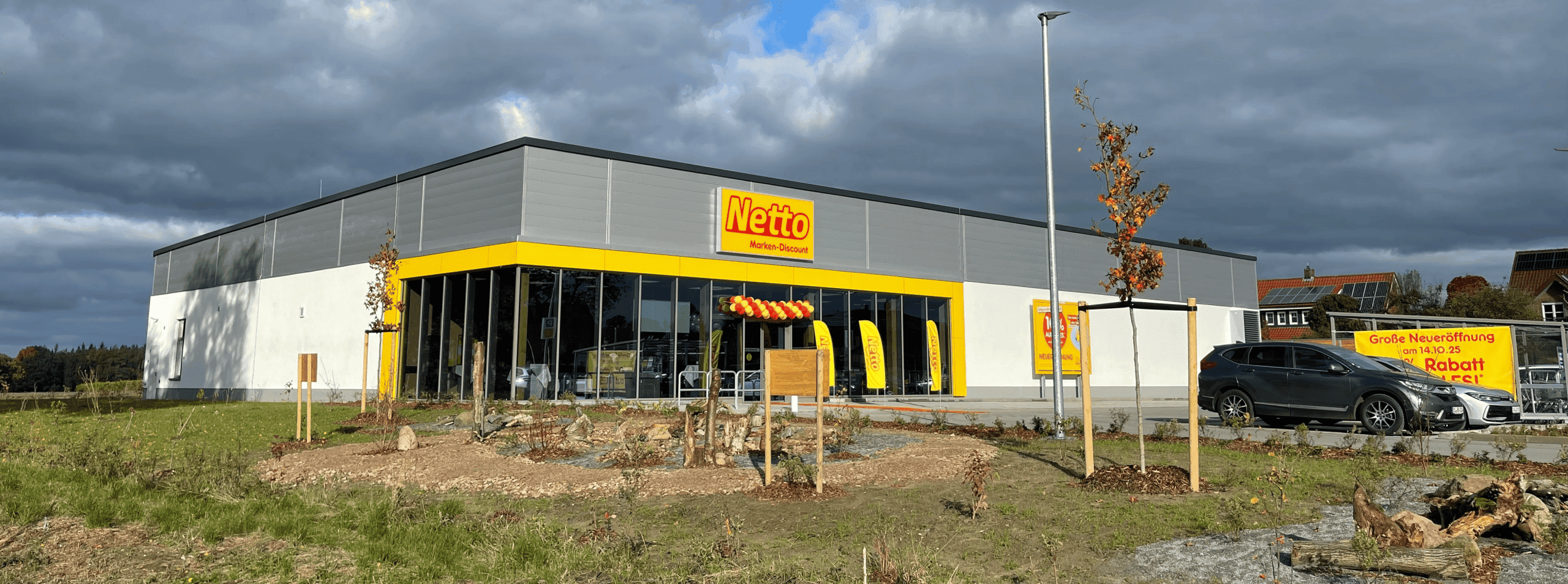 Klein-Berßen: Neuer NETTO-Markt verbindet Nahversorgung mit nachhaltiger Bauweise