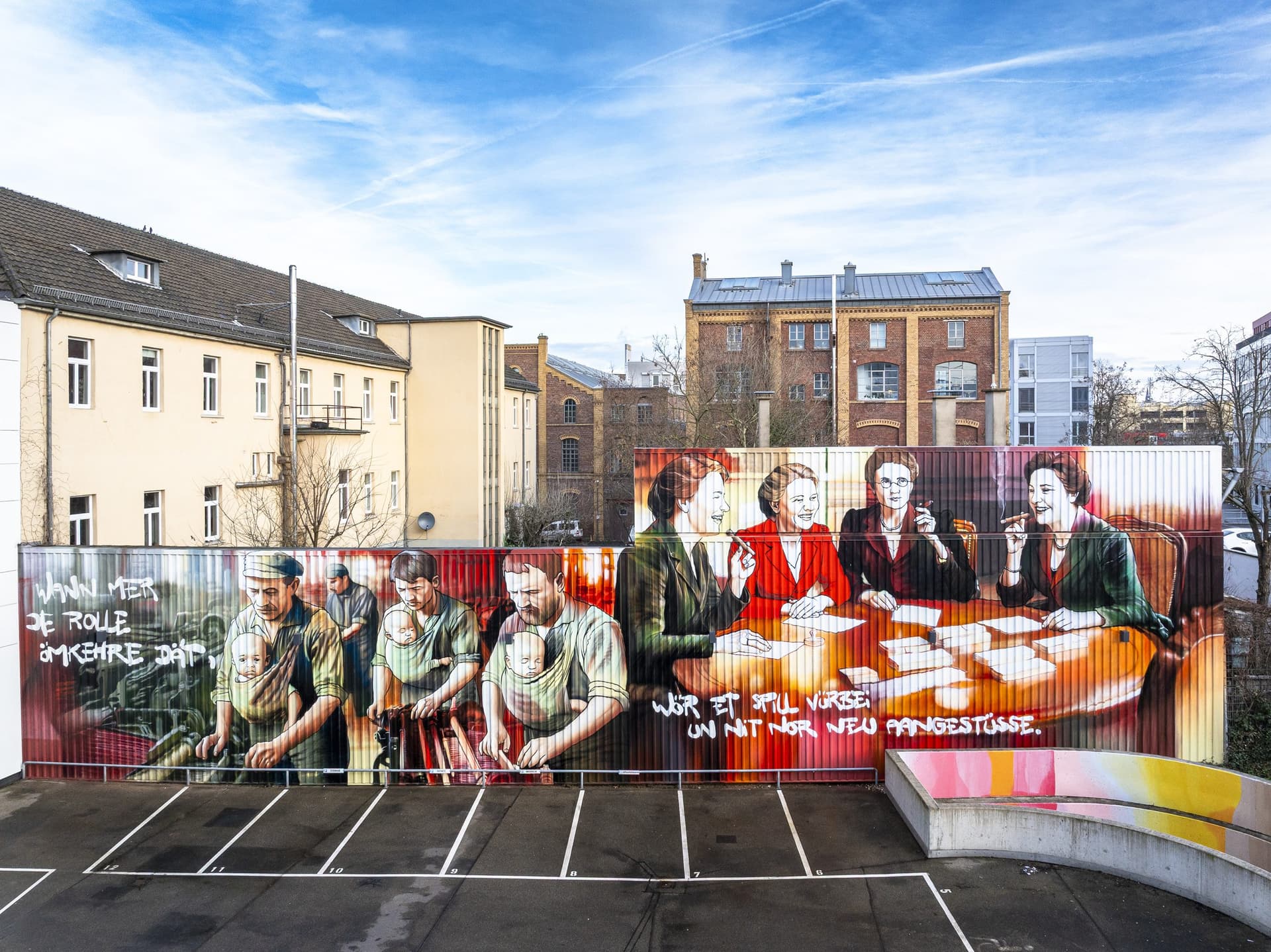 Role models turned upside down: OSMAB unveils artwork in Cologne-Kalk