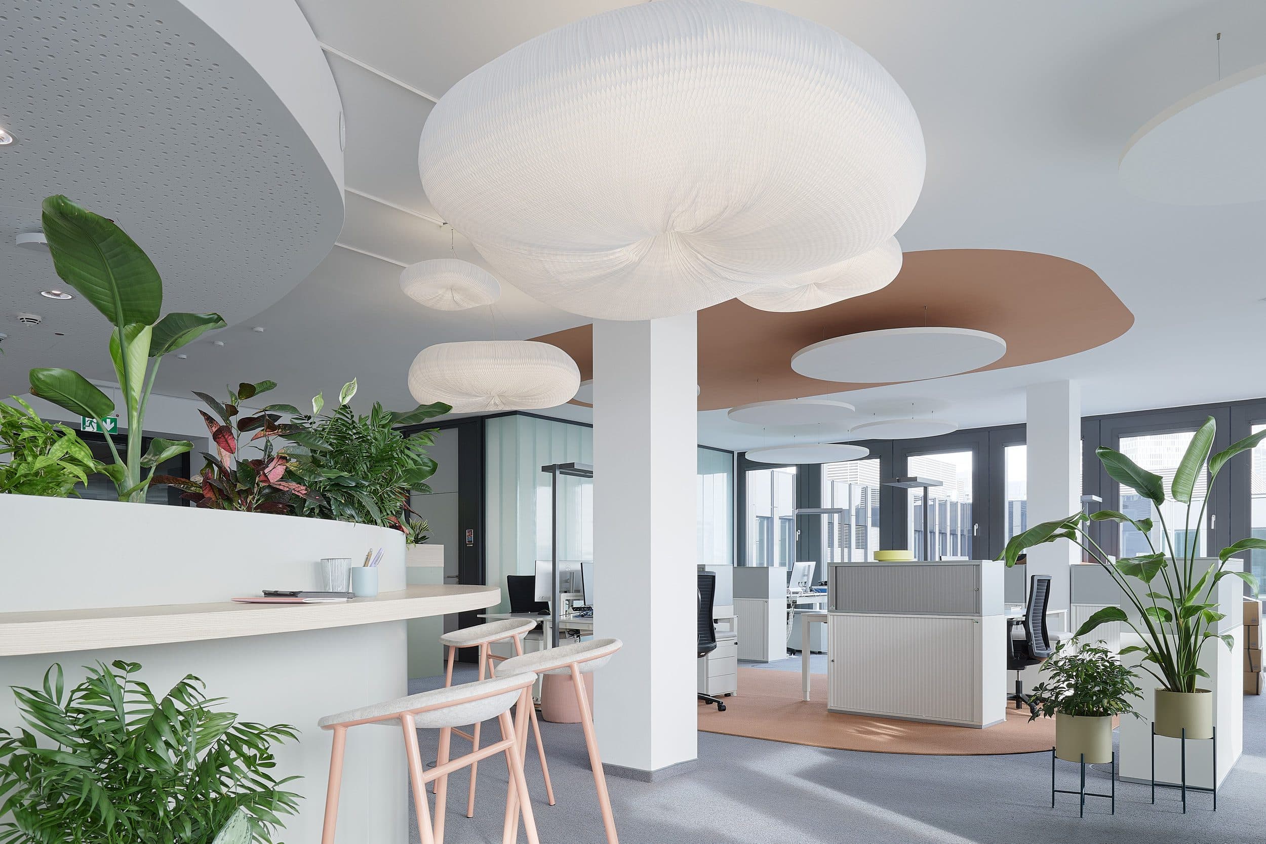 Modernisierte Büroflächen im Meandris, Frankfurt