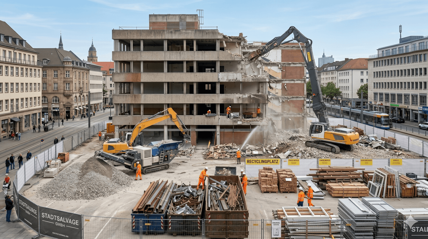 Savills: Verbessertes Materialrecycling senkt CO₂-Fußabdruck bei Abriss und anschließendem Neubau von Bürogebäuden