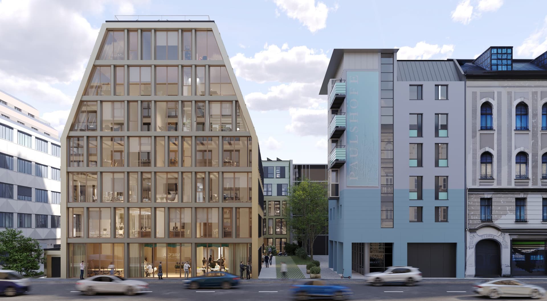 With the ALTERA Urban Office, ANGULARIS is developing a new office ensemble in Munich's Central Business District