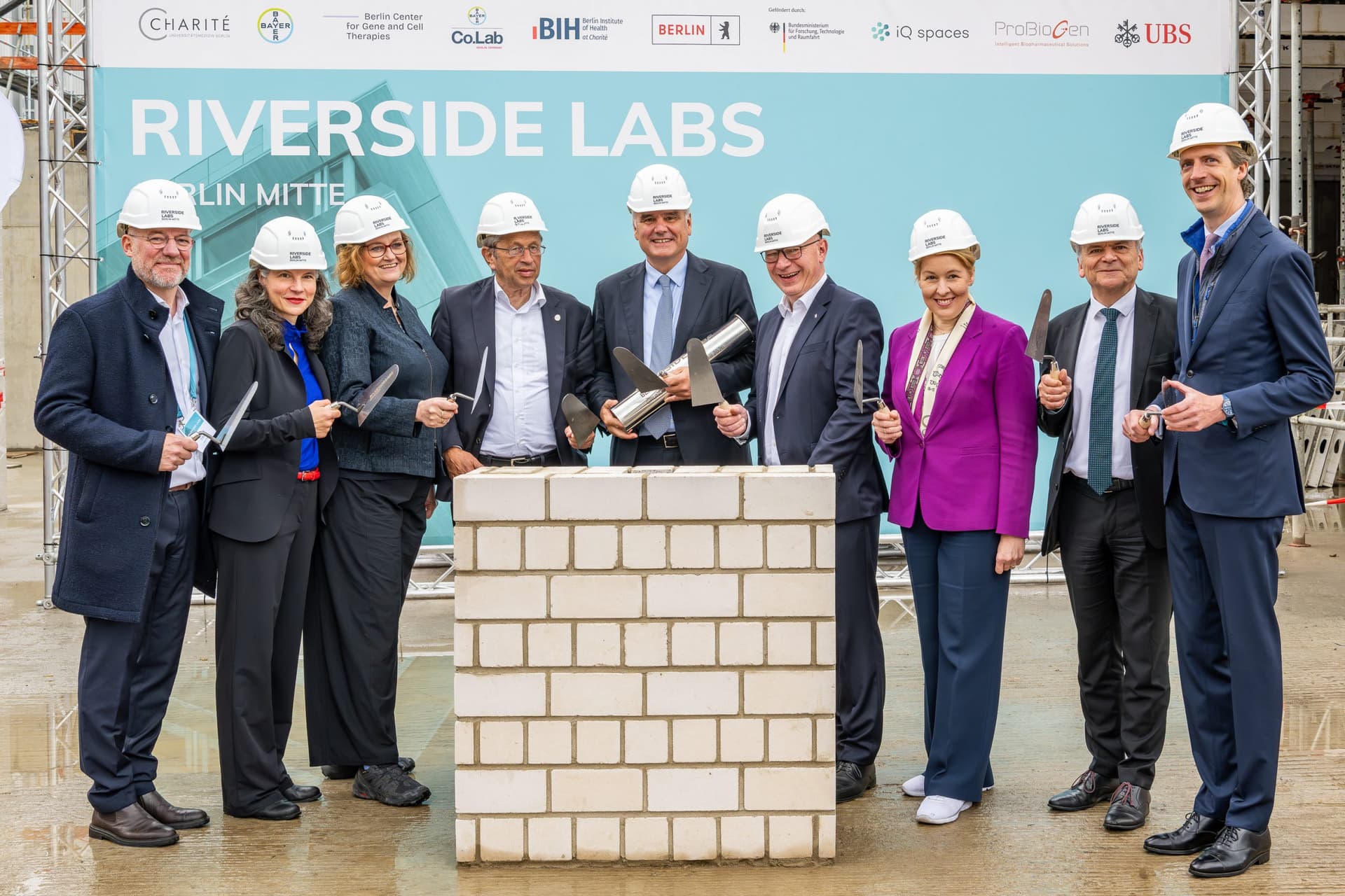 Riverside Labs Berlin-Mitte: European Life Science Lighthouse Project Reaches Foundation Stone Ceremony Just 15 Months After Building Application