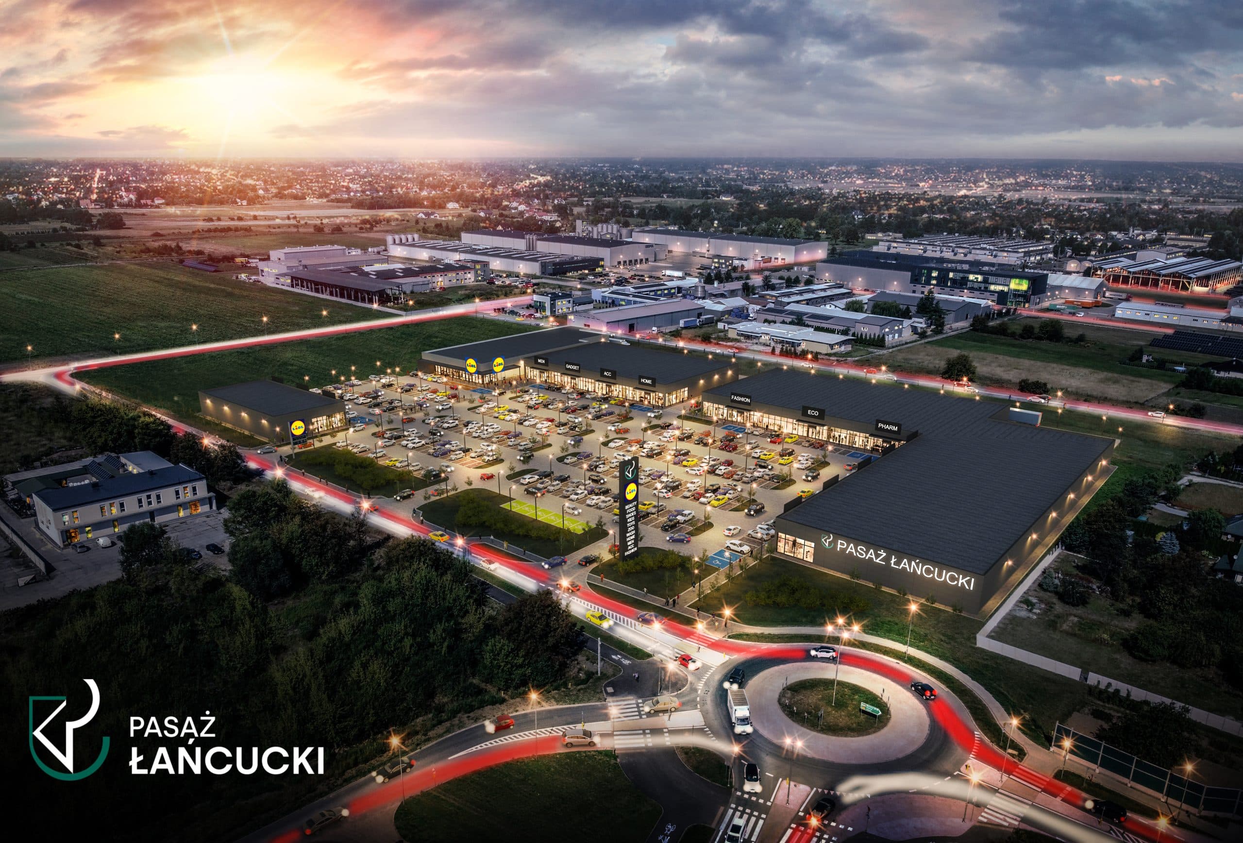 Pasaż Łańcucki takes shape as Refield develops a new retail park in Łańcut