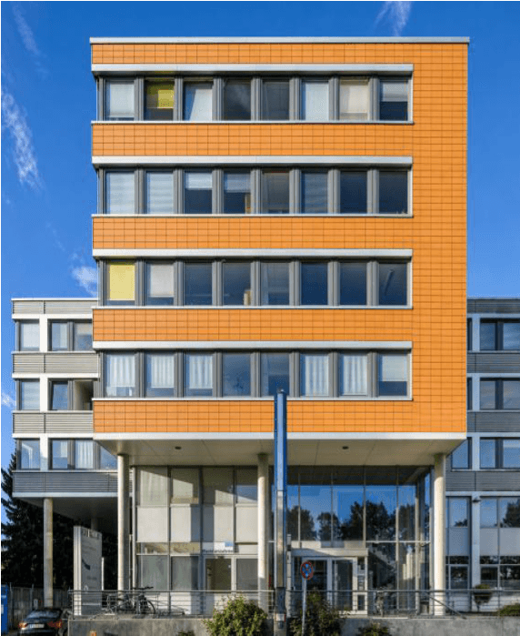 Fassade des Life-Science-Campus Fangdieckstraße in Hamburg