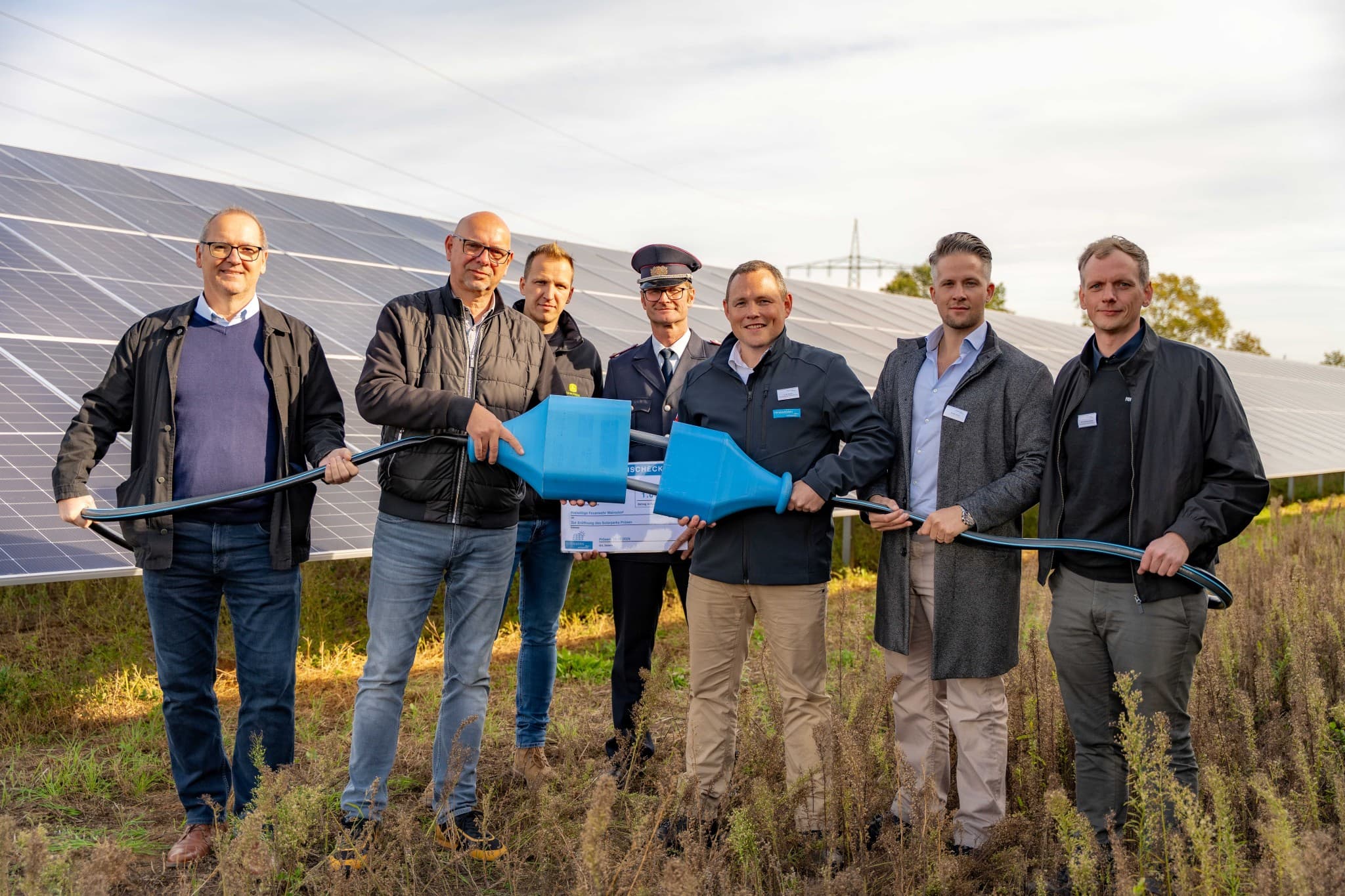 Swisspower Renewables opens the Prösen solar park in Wainsdorf: Trilocation combines wind, solar and storage