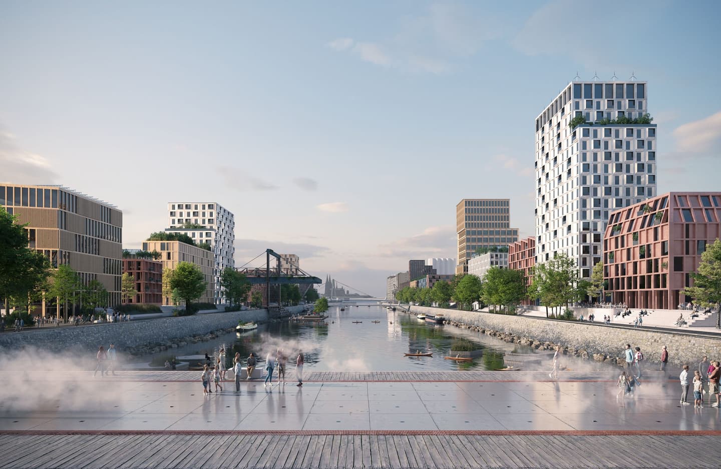 moderne stadt awards building plot in Deutz Harbour to GARBE