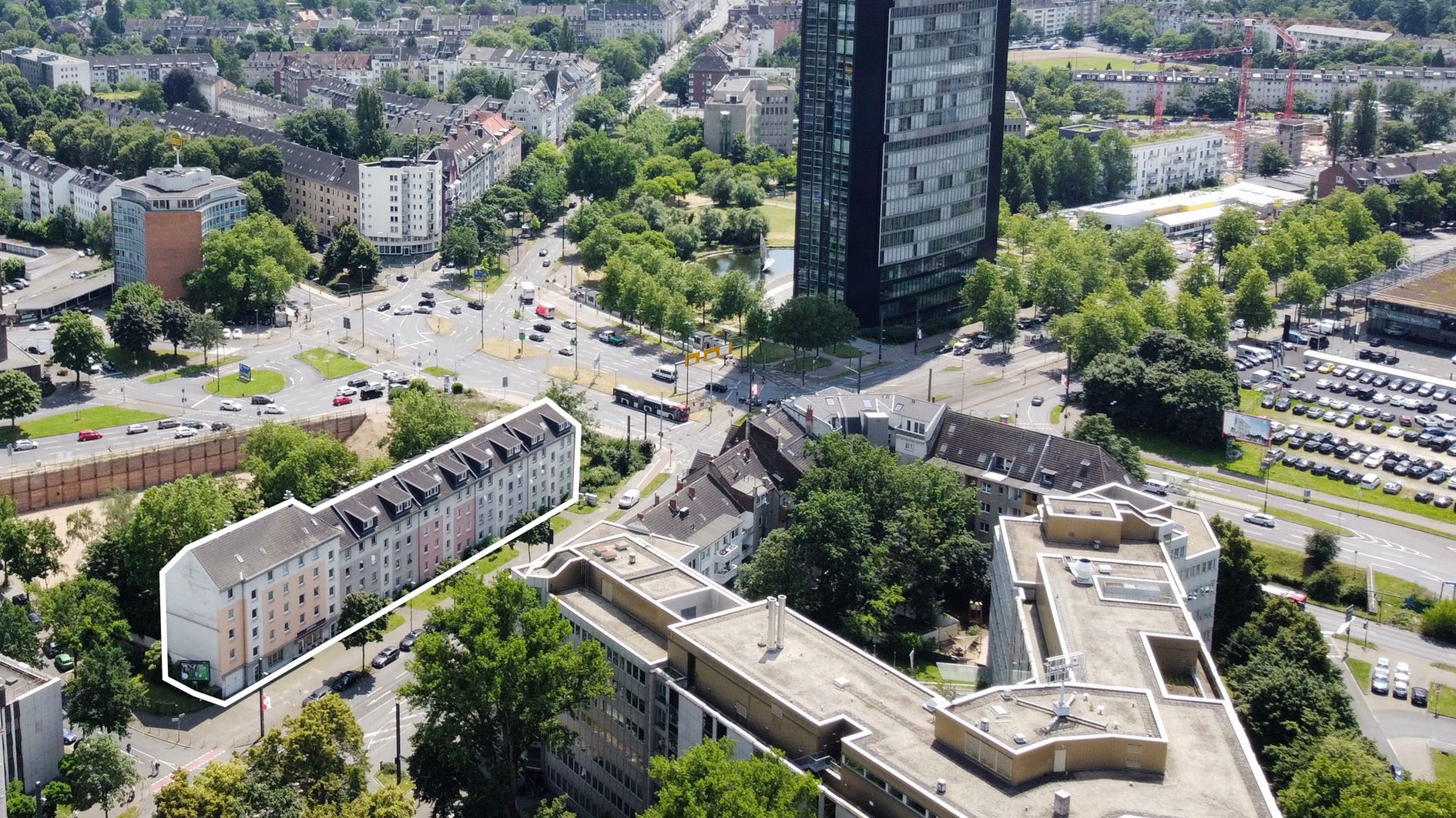 Münsterstraße 323 – 333 in Düsseldorf-Mörsenbroich