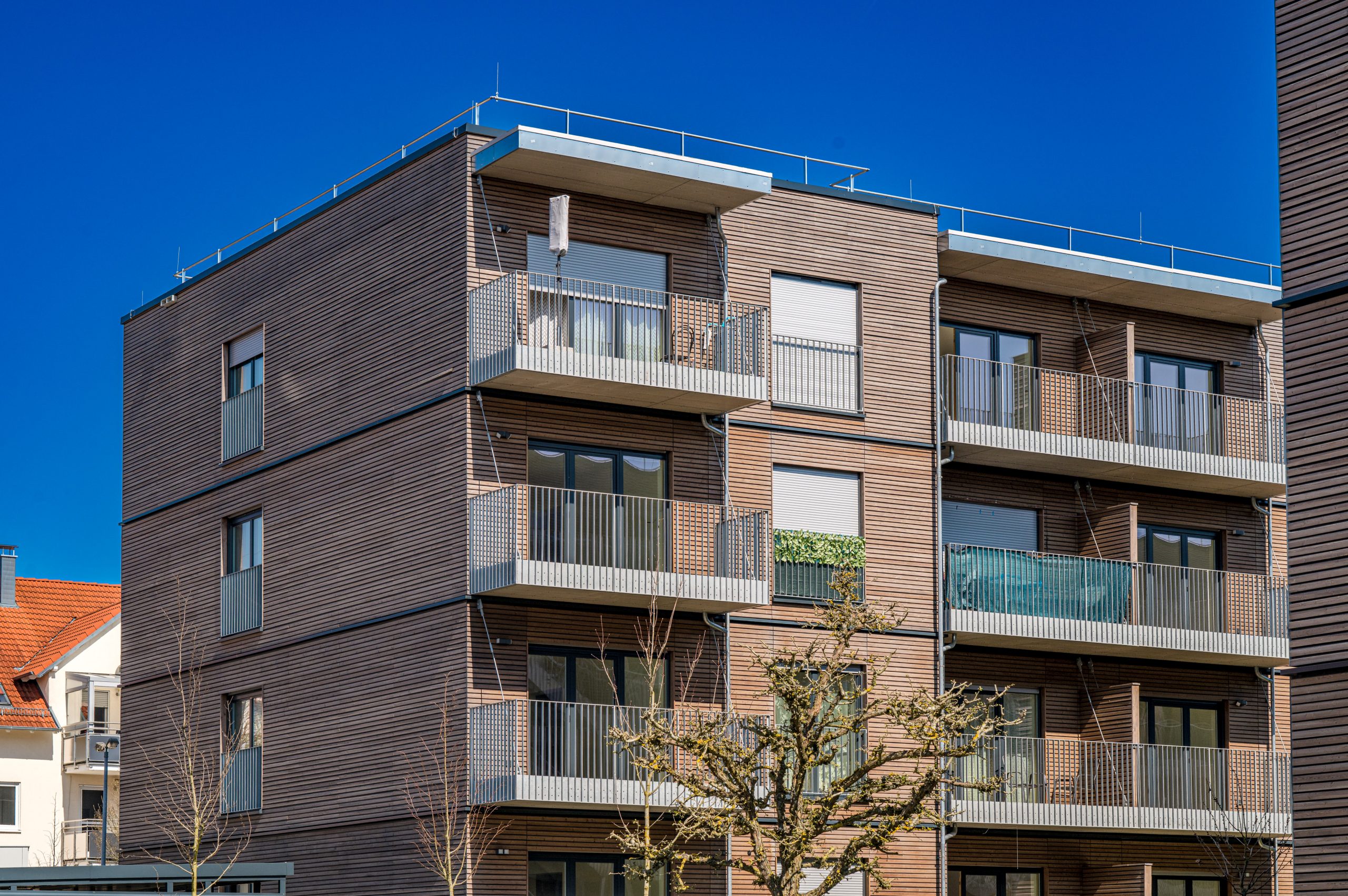 Wohnimmobilie in Holzbauweise, Künzelsau - INDUSTRIA Immobilien | Fotograf: Roger Rachel