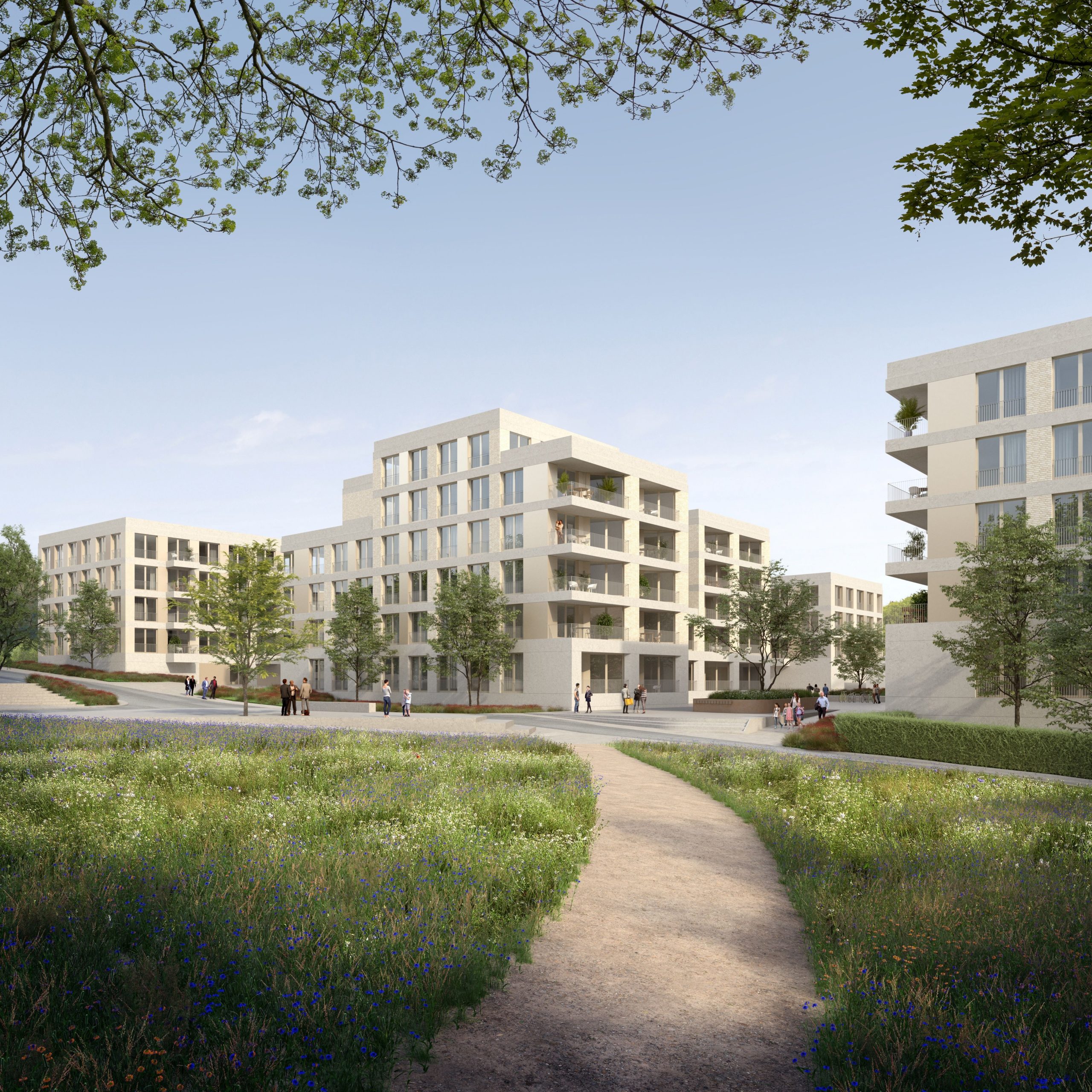 Neues Wohnquartier in Göttingen