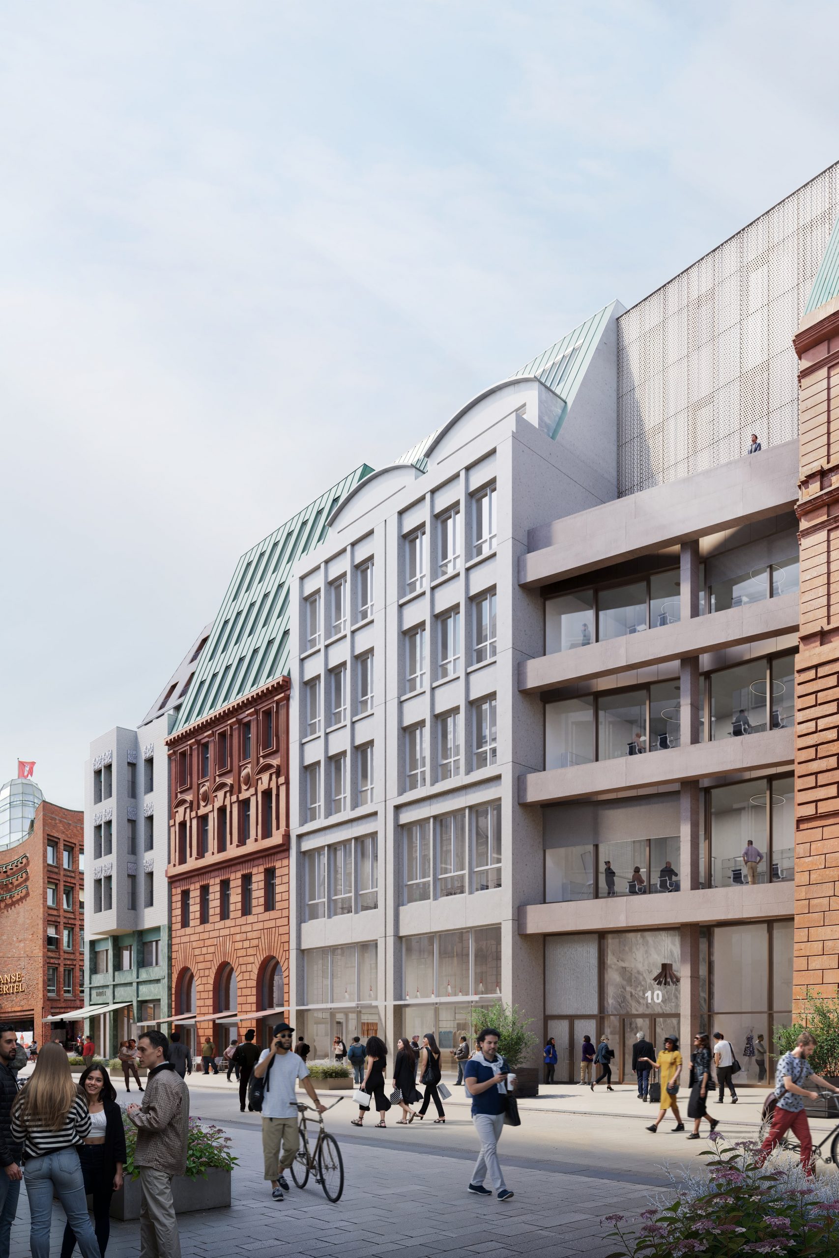 Visualisierung Hamburger Hofprojekt
