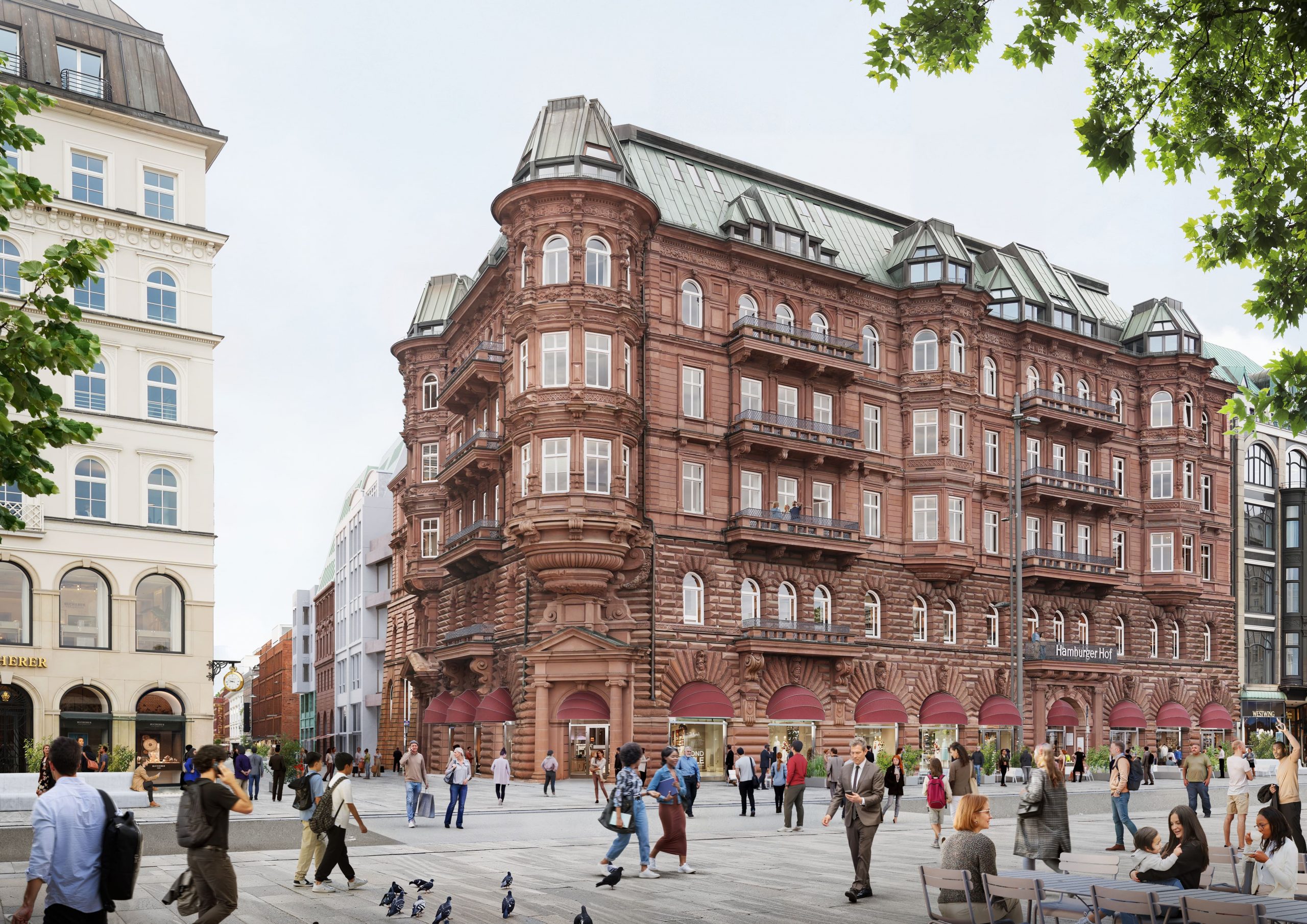Visualisierung Hamburger Hofprojekt