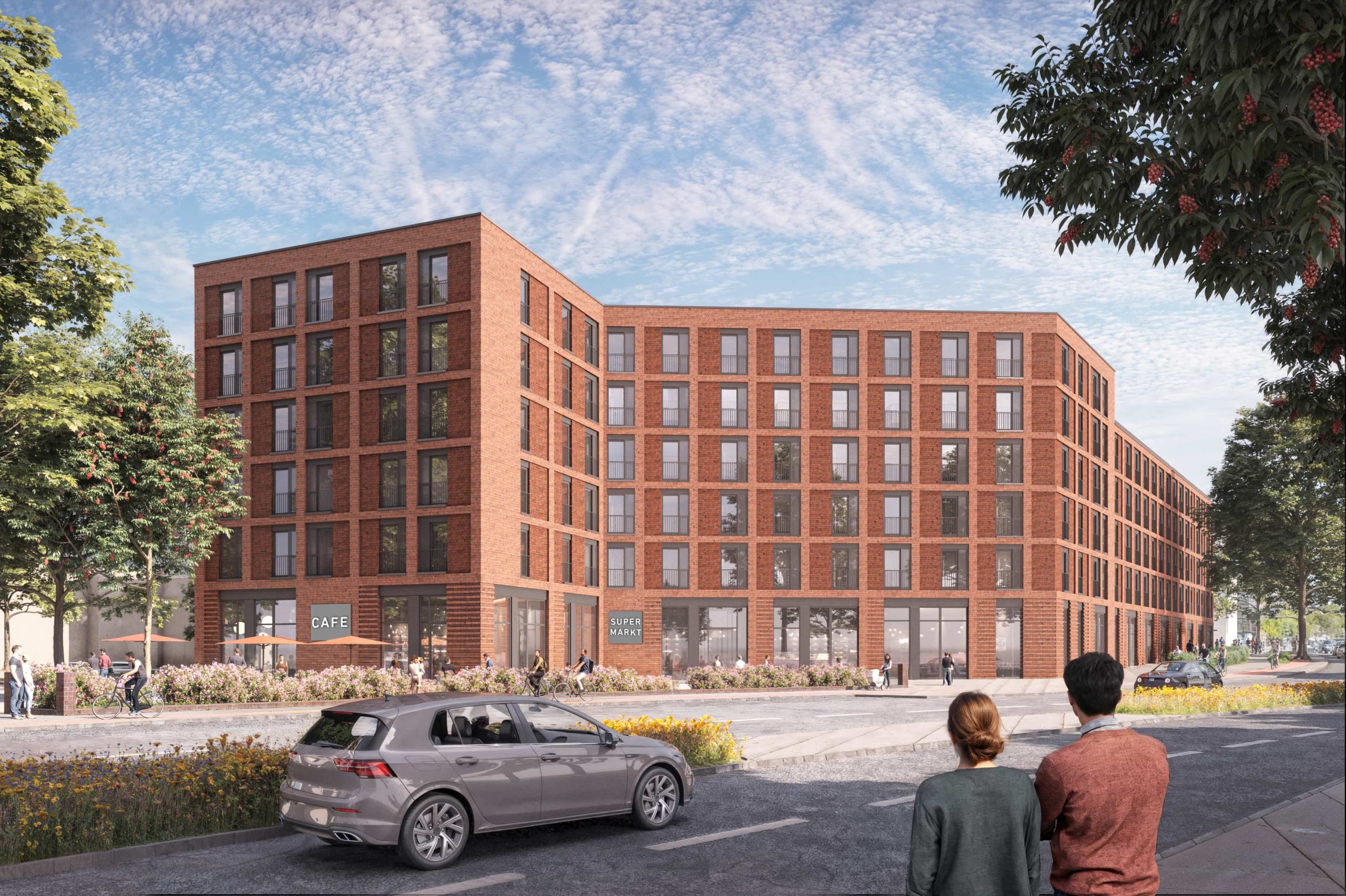 Neues Wohngebäude in Hamburg Osterfeldstraße