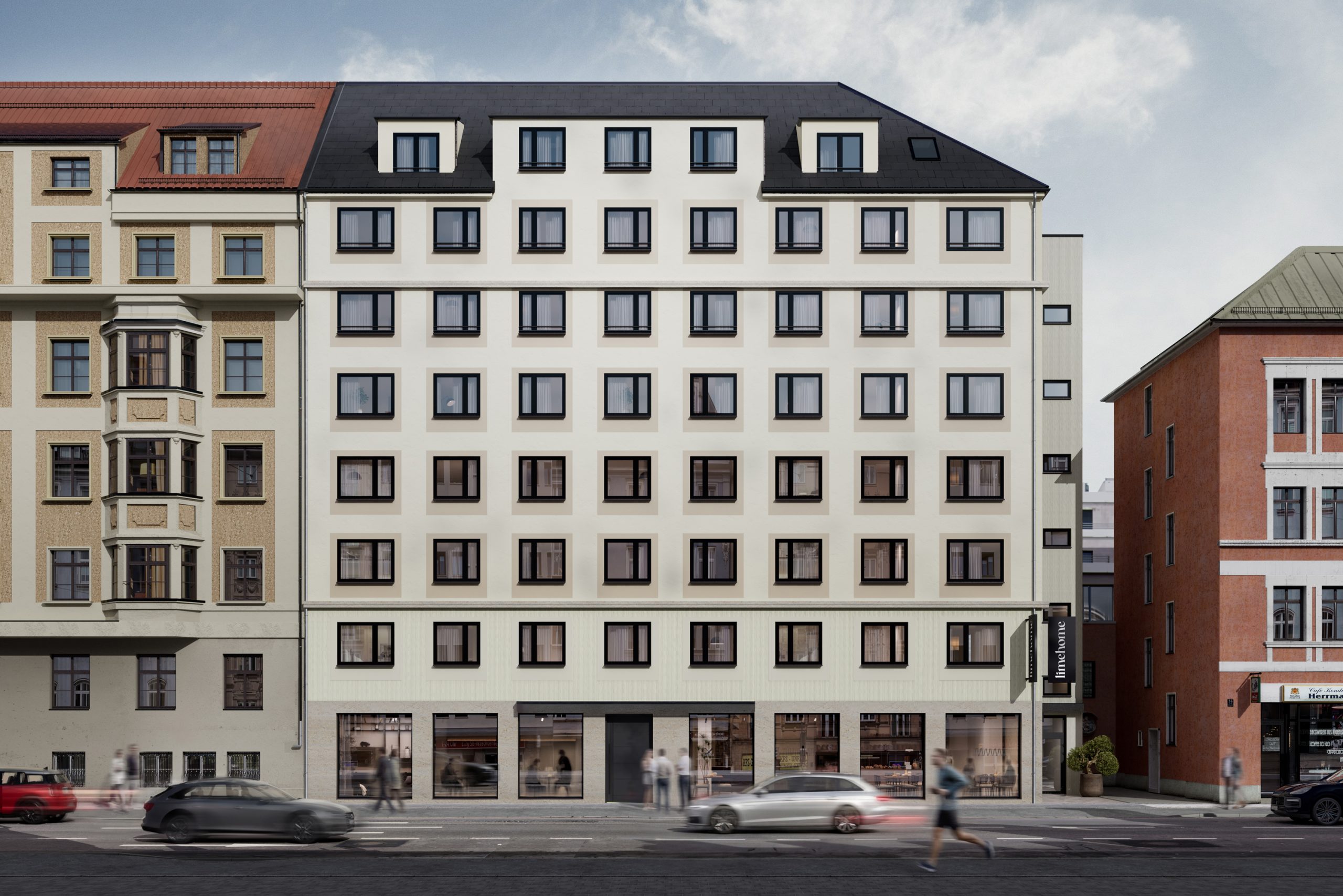Visualisierung Paul-Heyse-Straße 18, München 
(Copyright: BE EXTRAORDINARY)