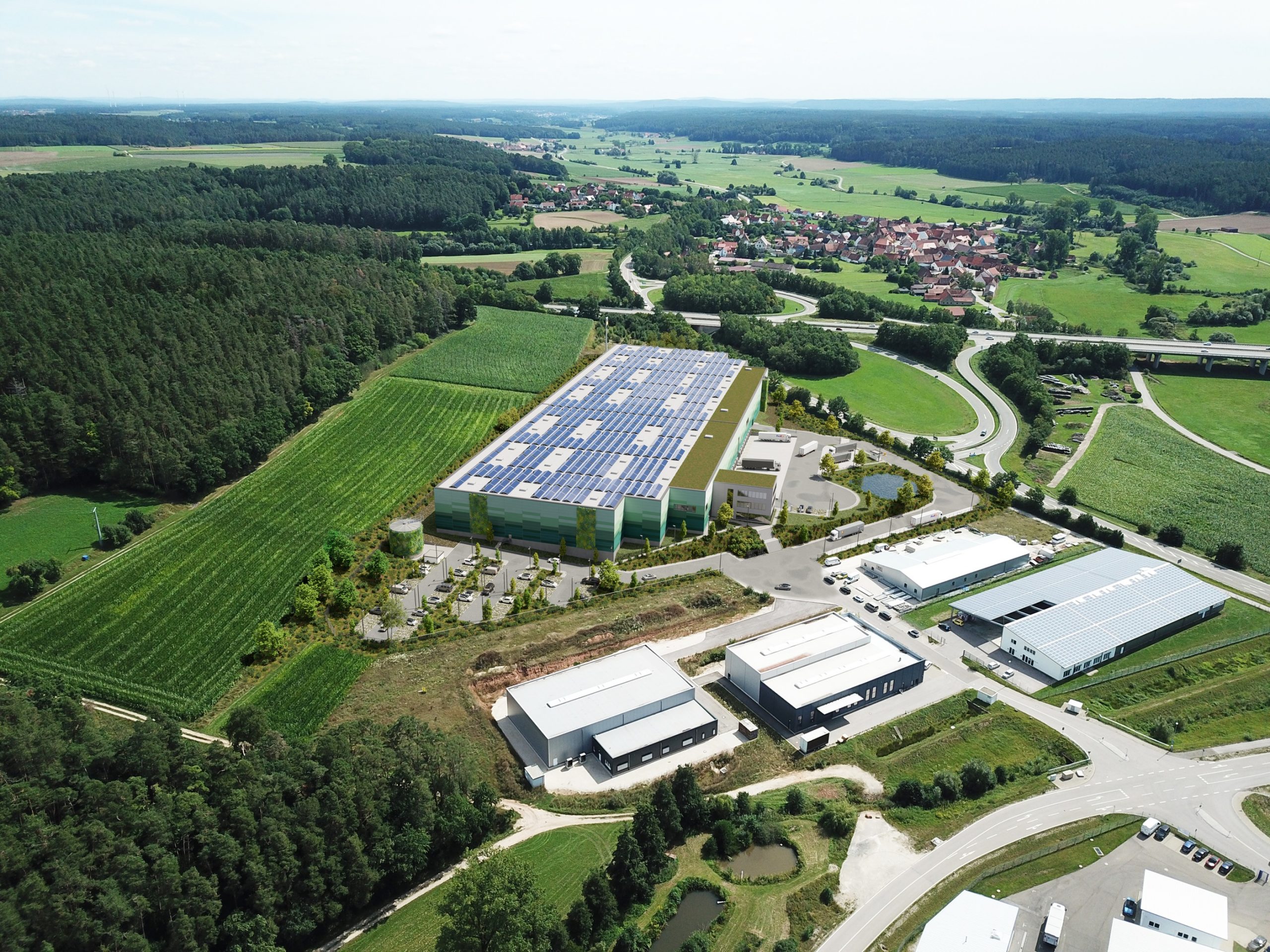 Logistikimmobilie im mittelfränkischen Lichtenau