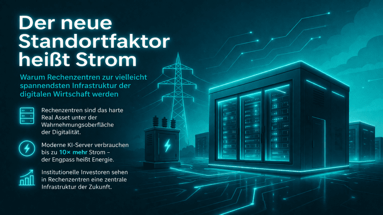 Standortfaktor Strom Rechenzentren