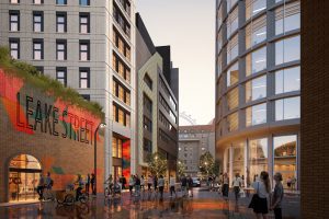 Visualisierung Fassade des Projekts an der Leake Street 10. Bildquelle: HB Reavis