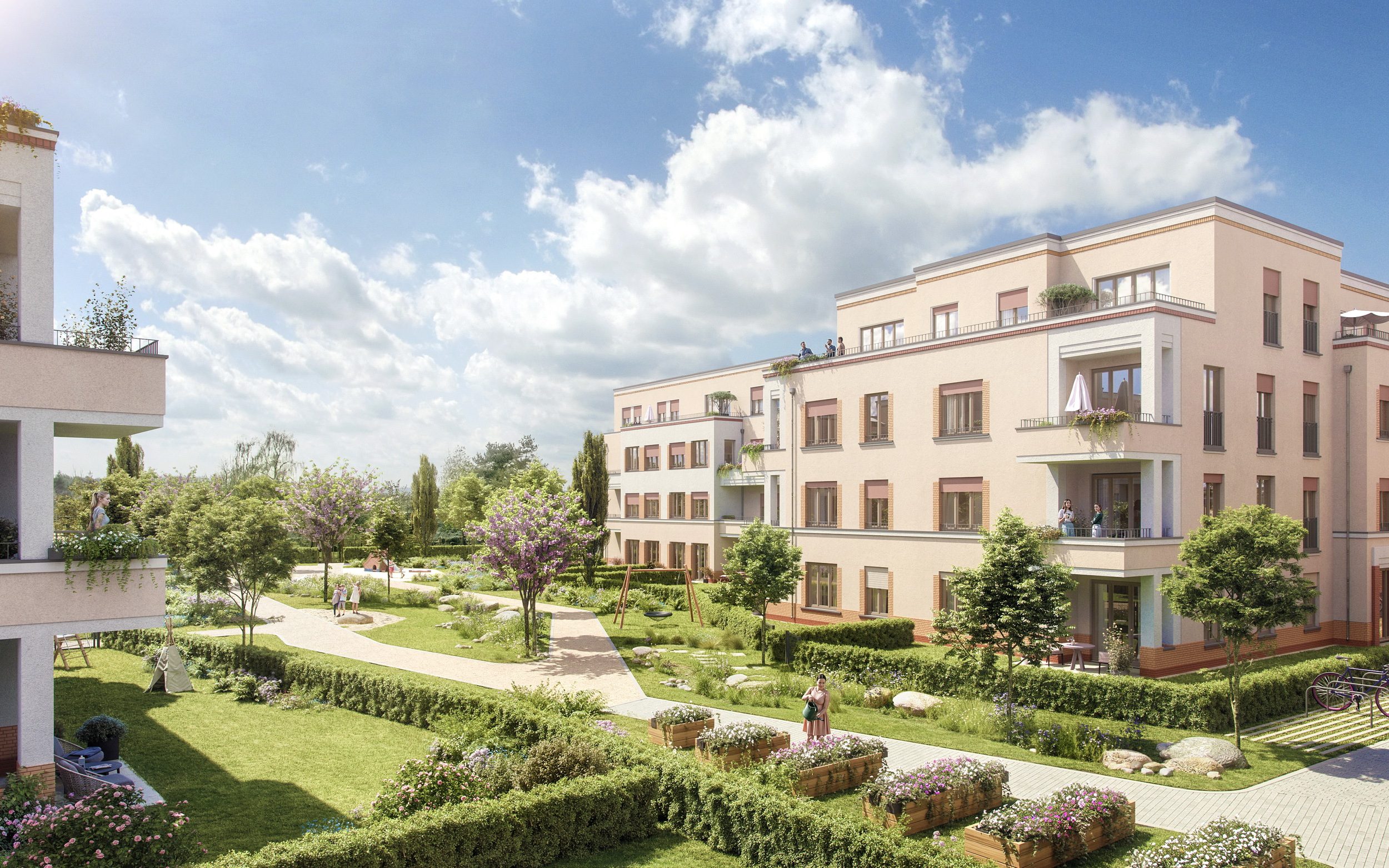 ParkVillen Potsdam – Visualisierung Übersicht