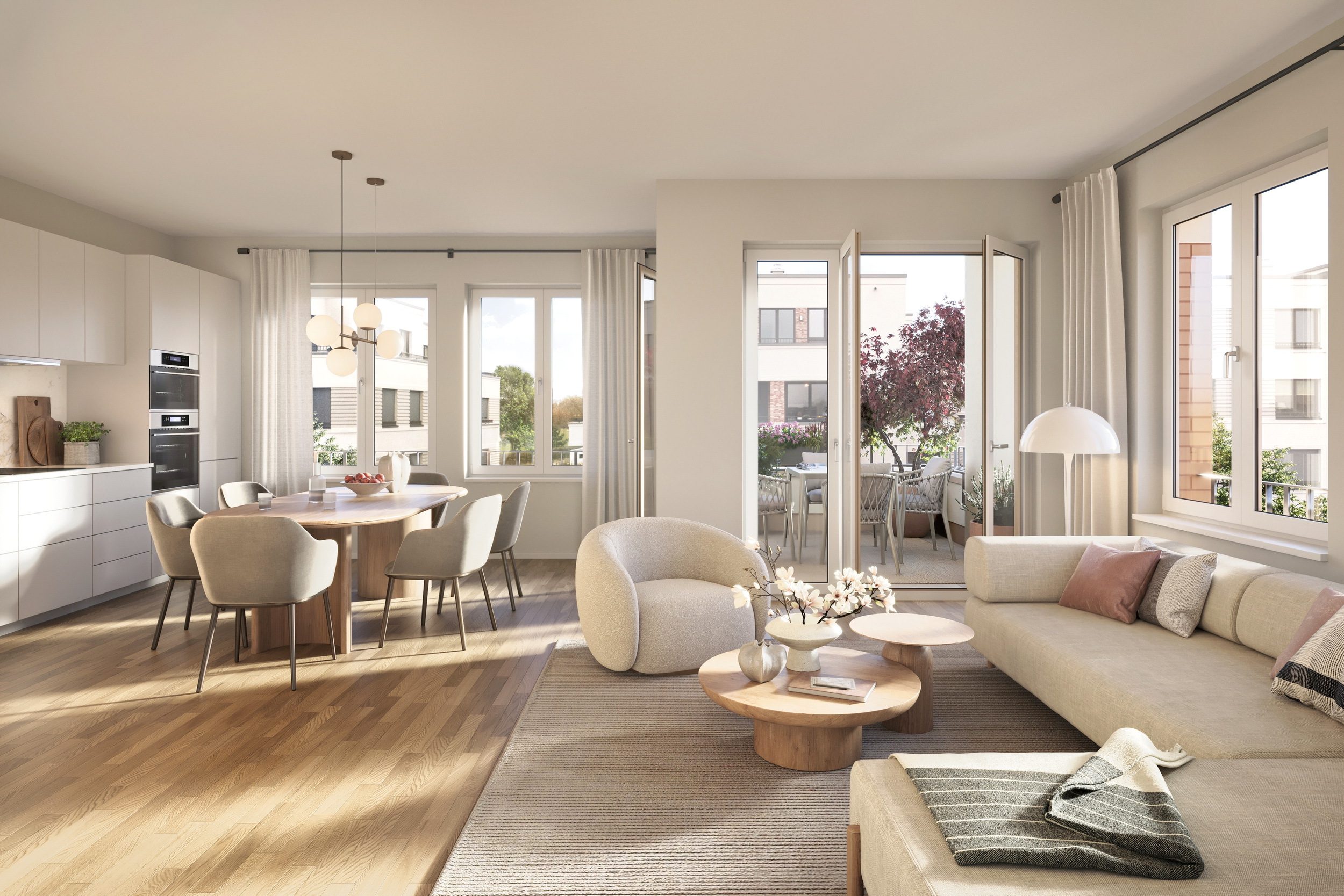 ParkVillen Potsdam – Visualisierung Übersicht