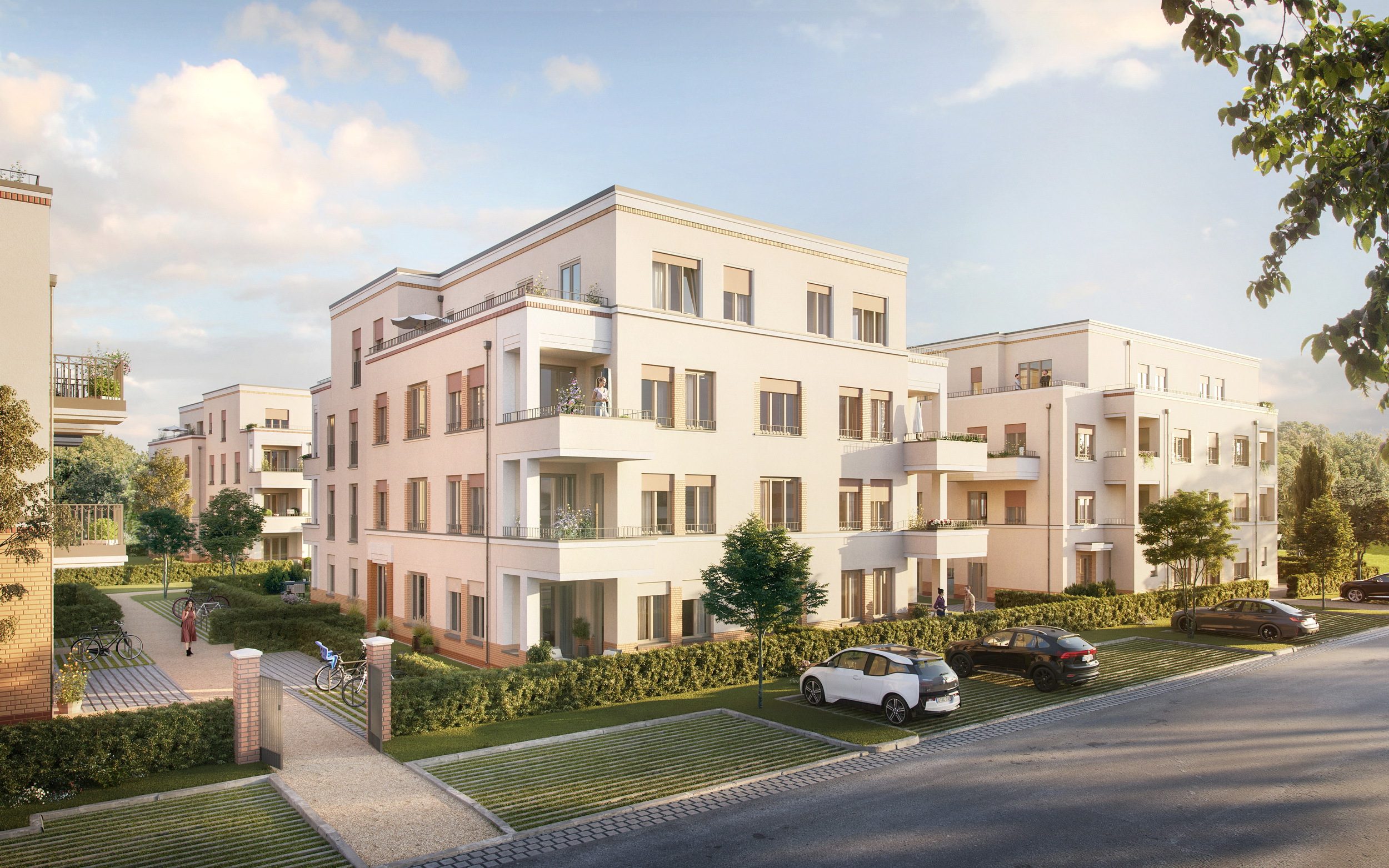 ParkVillen Potsdam – Visualisierung Übersicht