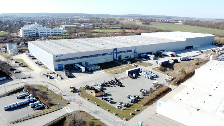 Der Logistikstandort in Haßfurt. Bildrechte: LIP Invest GmbH.