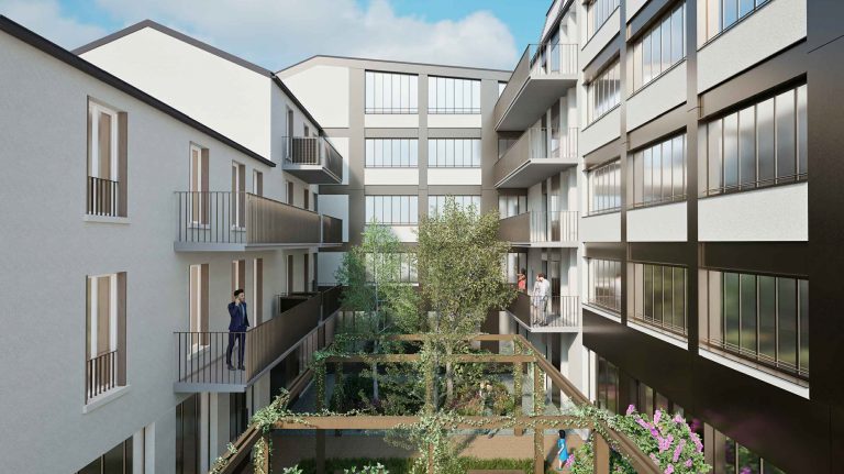 Gebäude Rue de la Forge Royale 14–16, Paris 11.